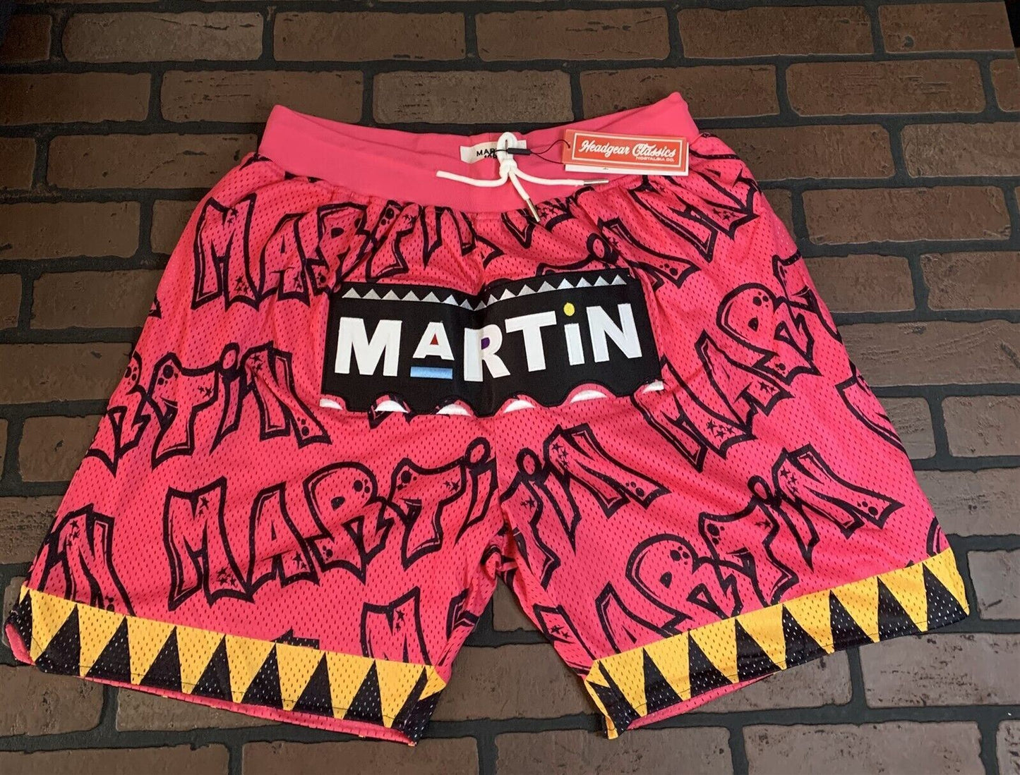 MARTIN Pink Headgear Classics Basketball Shorts