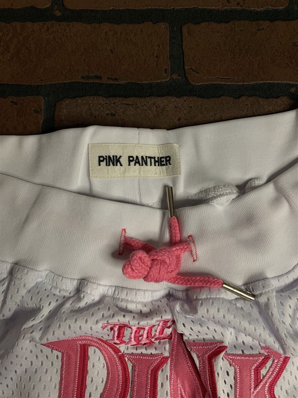 PINK PANTHER Headgear Classics White Basketball Shorts