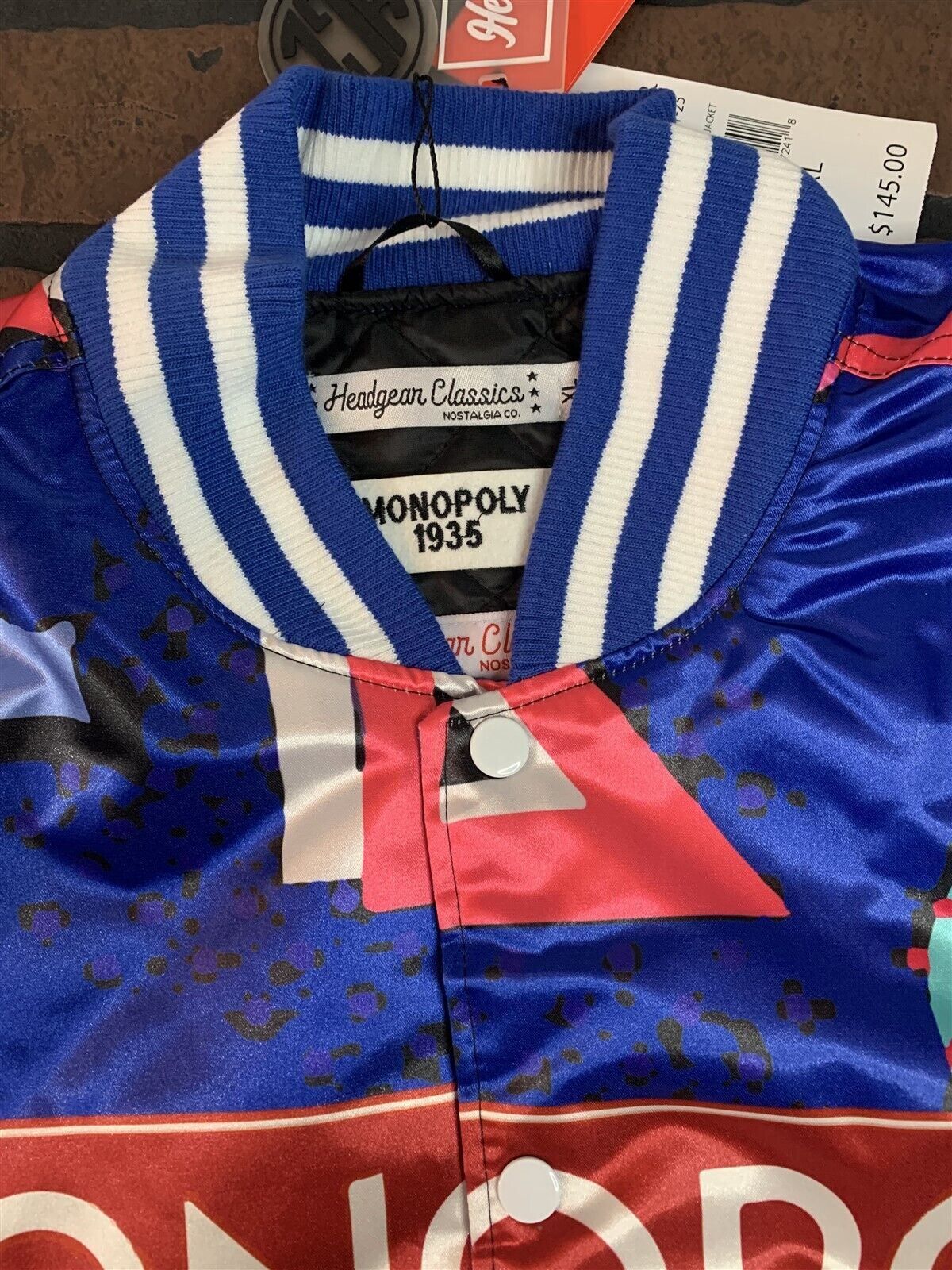 MONOPOLY Headgear Classics Streetwear Jacket