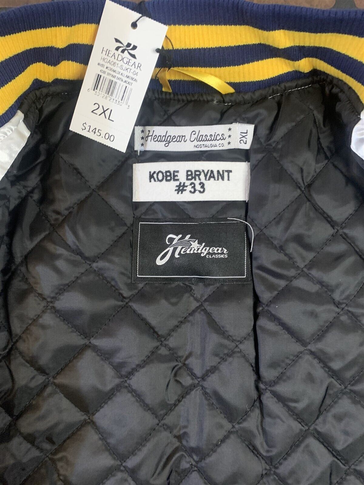 KOBE ALL AMERICAN Headgear Classics Streetwear Jacket