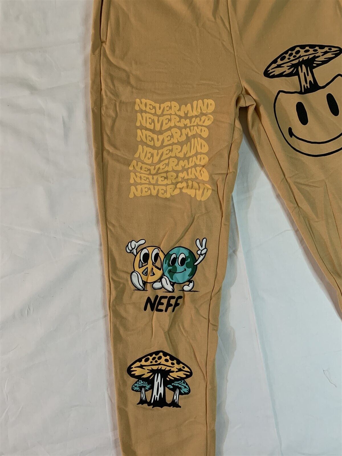 Neff Yellow Mushroom Sweatpants