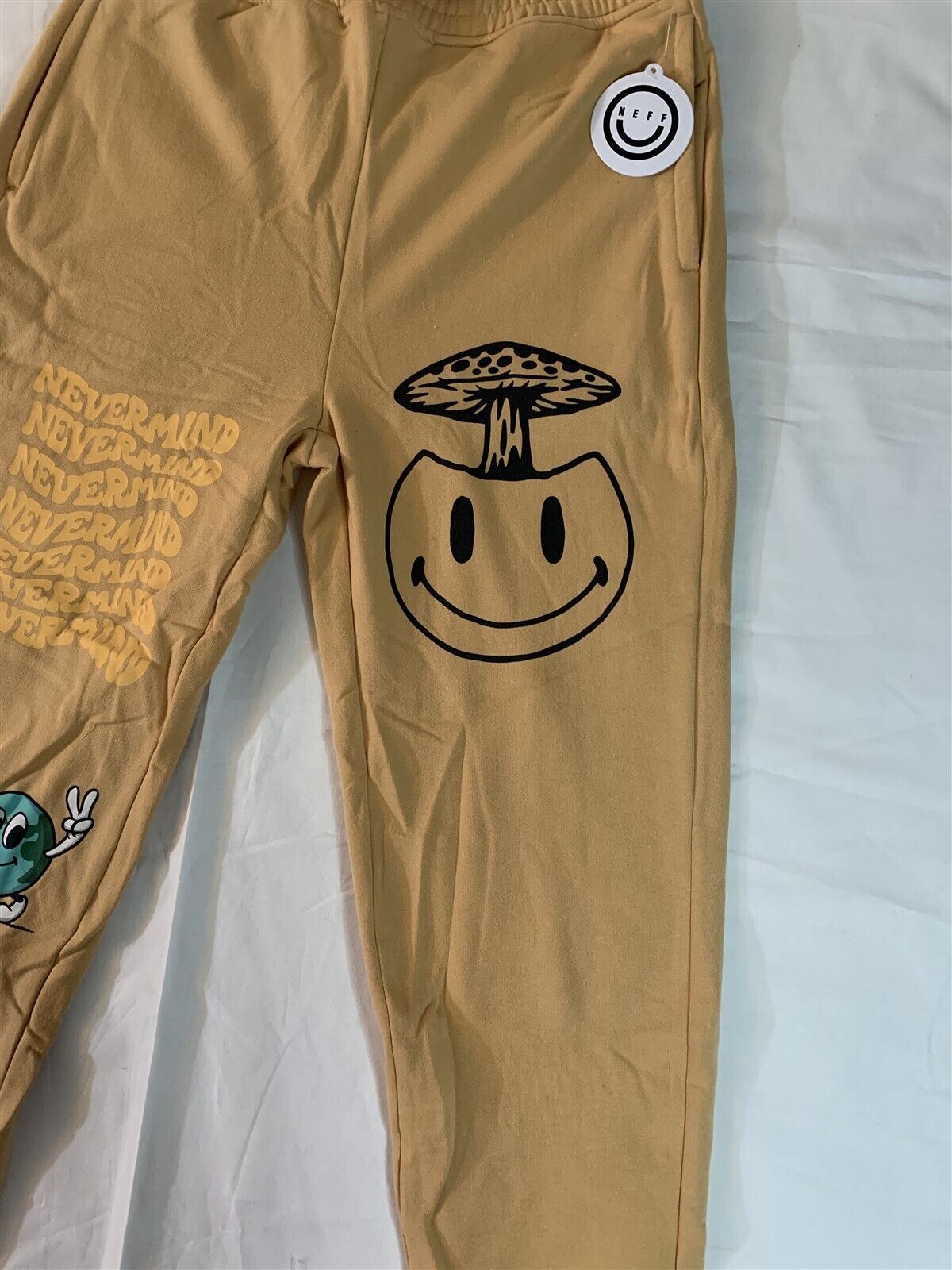 Neff Yellow Mushroom Sweatpants