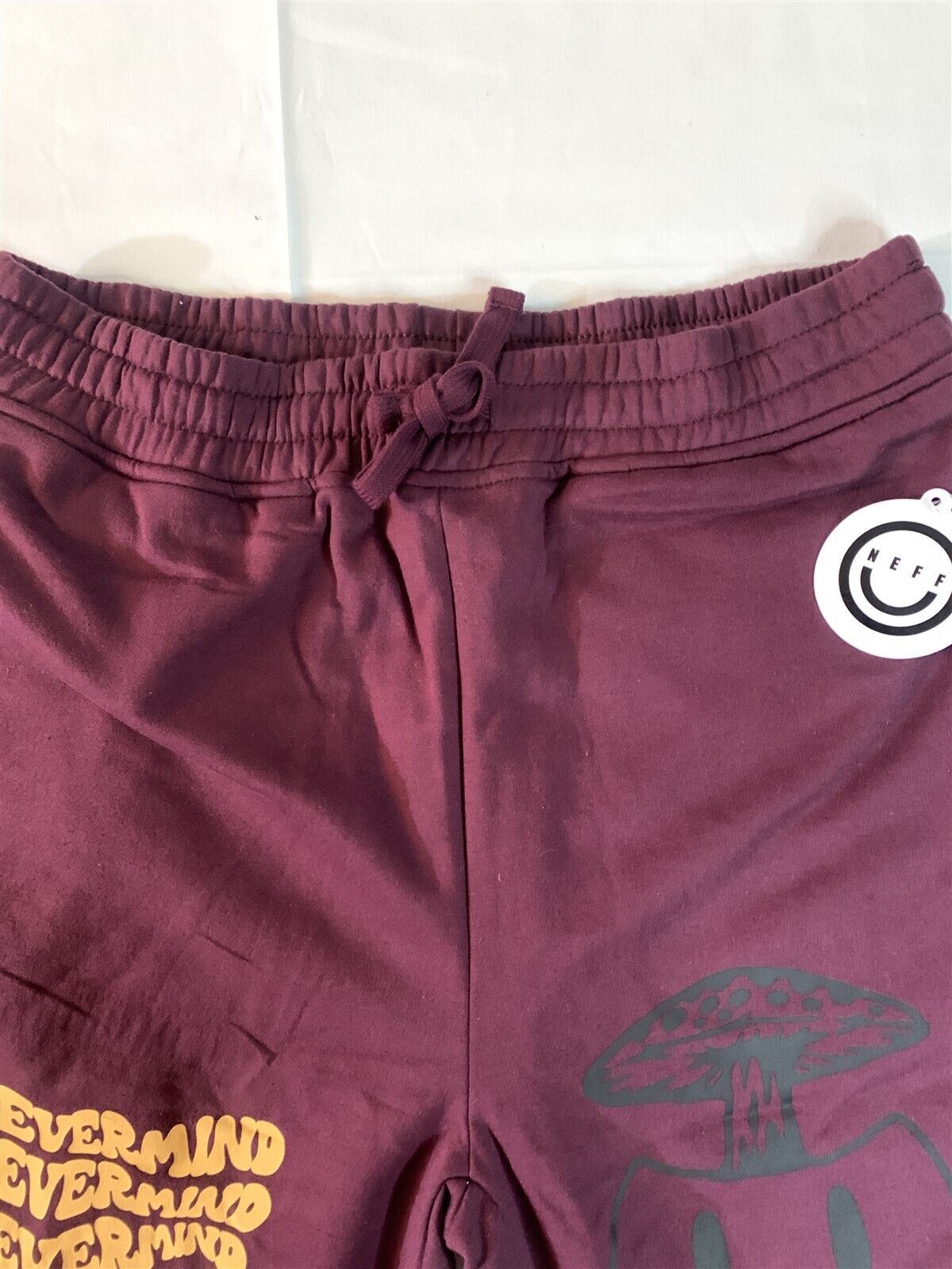 Neff Burgundy Mushroom Sweatpants