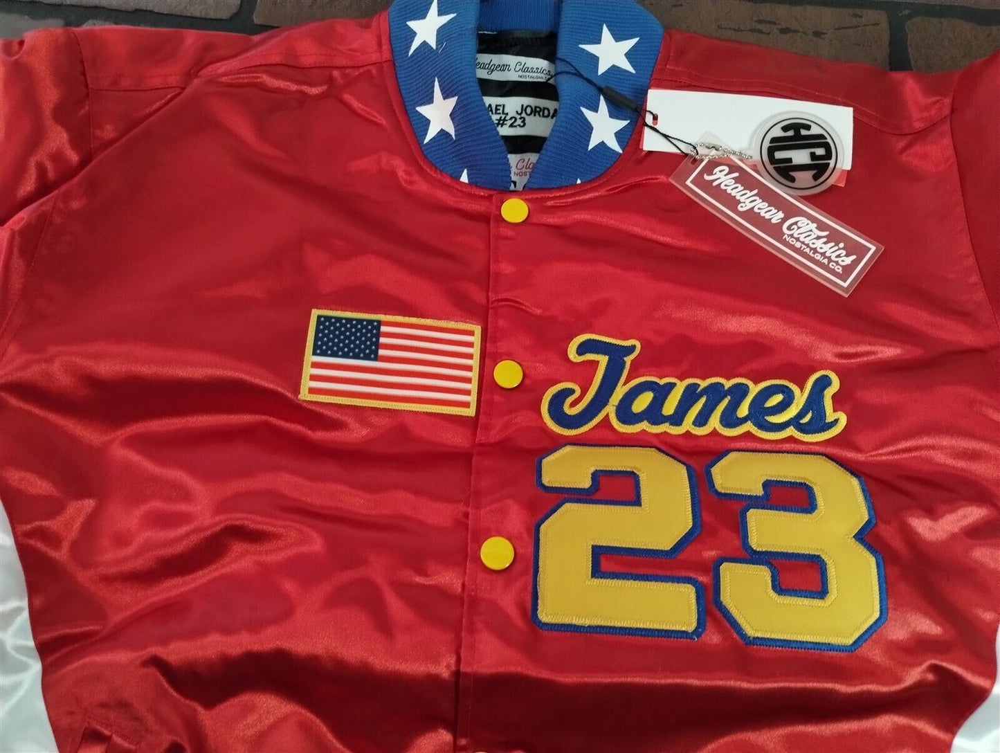 LEBRON JAMES #23 ALL-AMERICAN Headgear Classics Streetwear Jacket