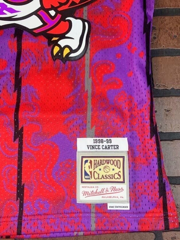 Vince Carter Toronto Raptors Mitchell and Ness Basketball Jersey
