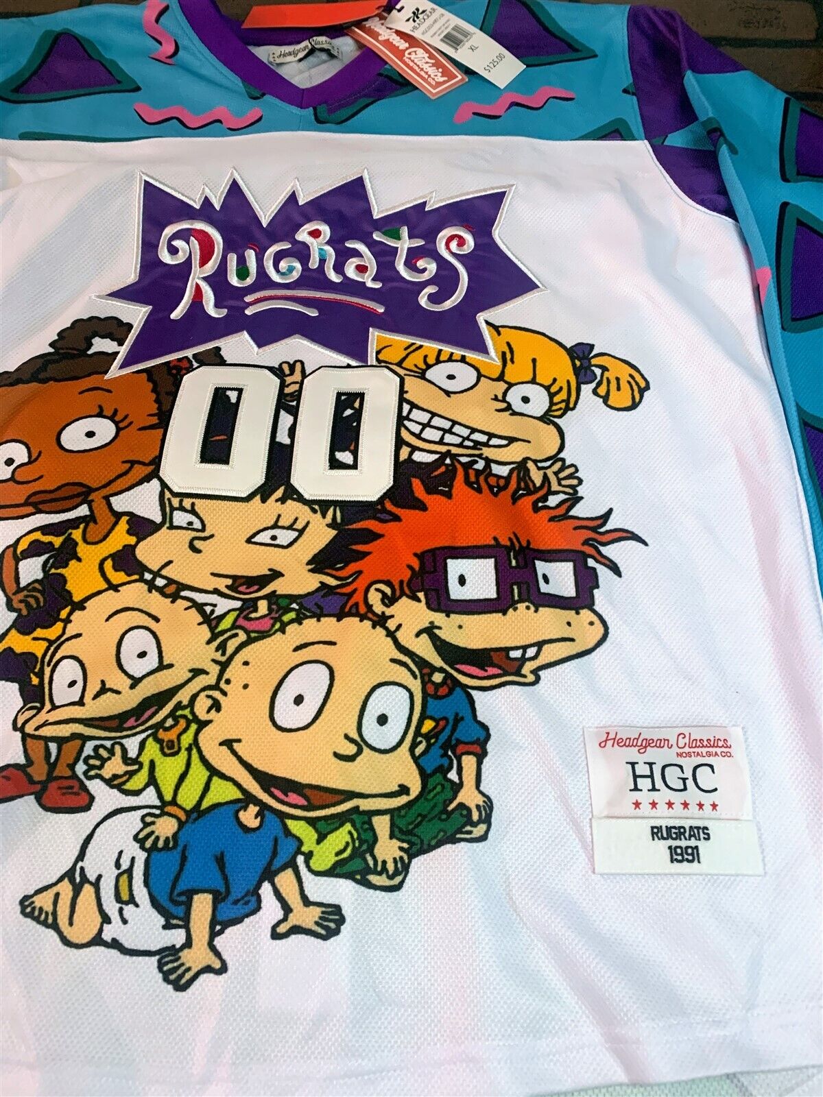 RUGRATS REPTAR Headgear Classics Hockey White Jersey