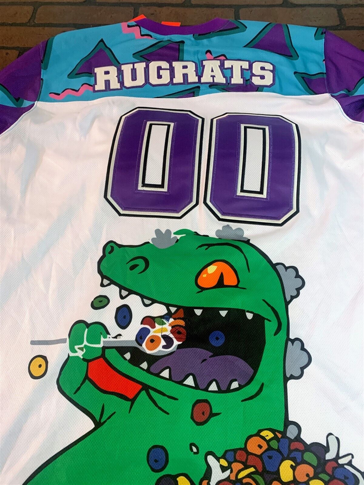 RUGRATS REPTAR Headgear Classics Hockey White Jersey