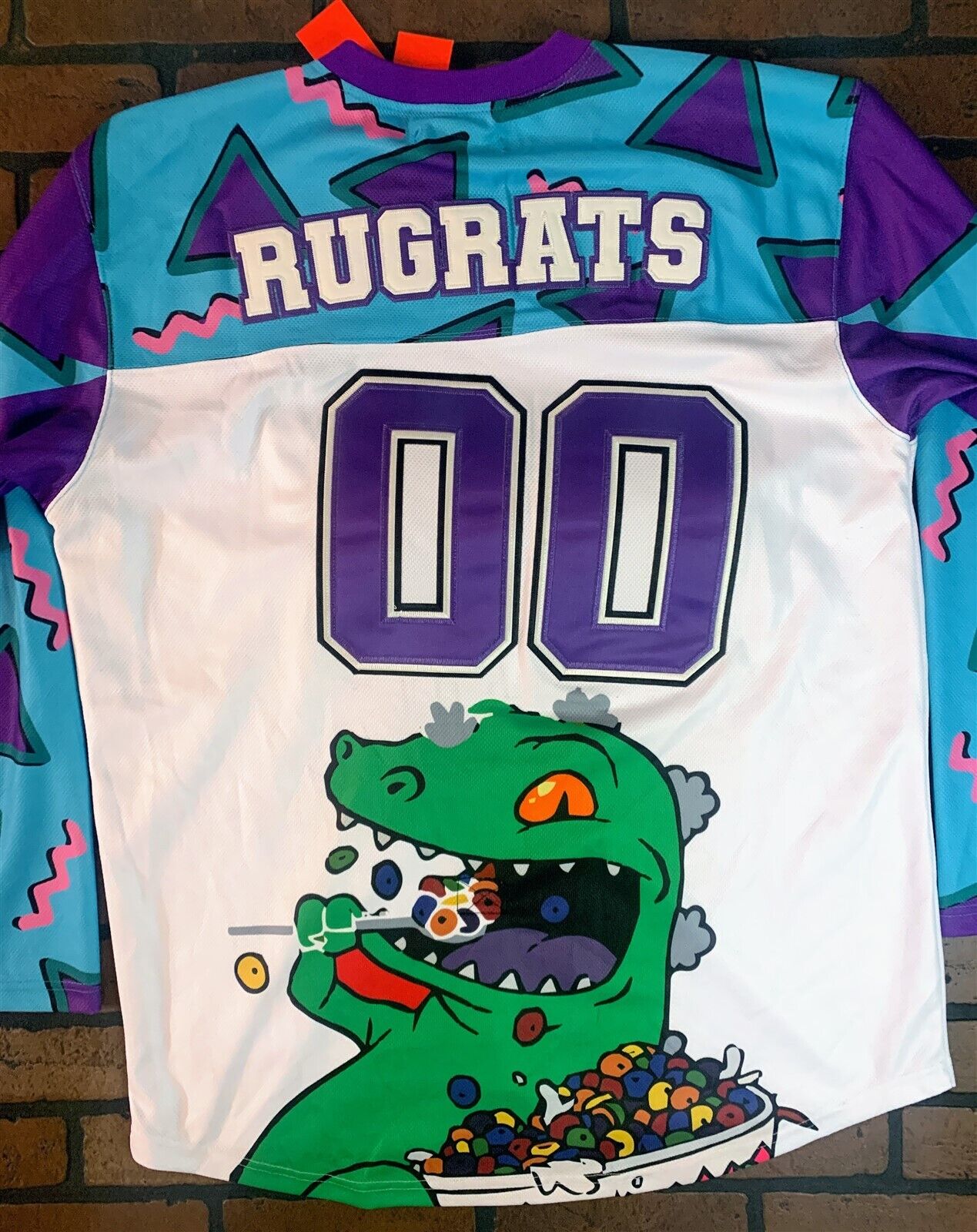 RUGRATS REPTAR Headgear Classics Hockey White Jersey