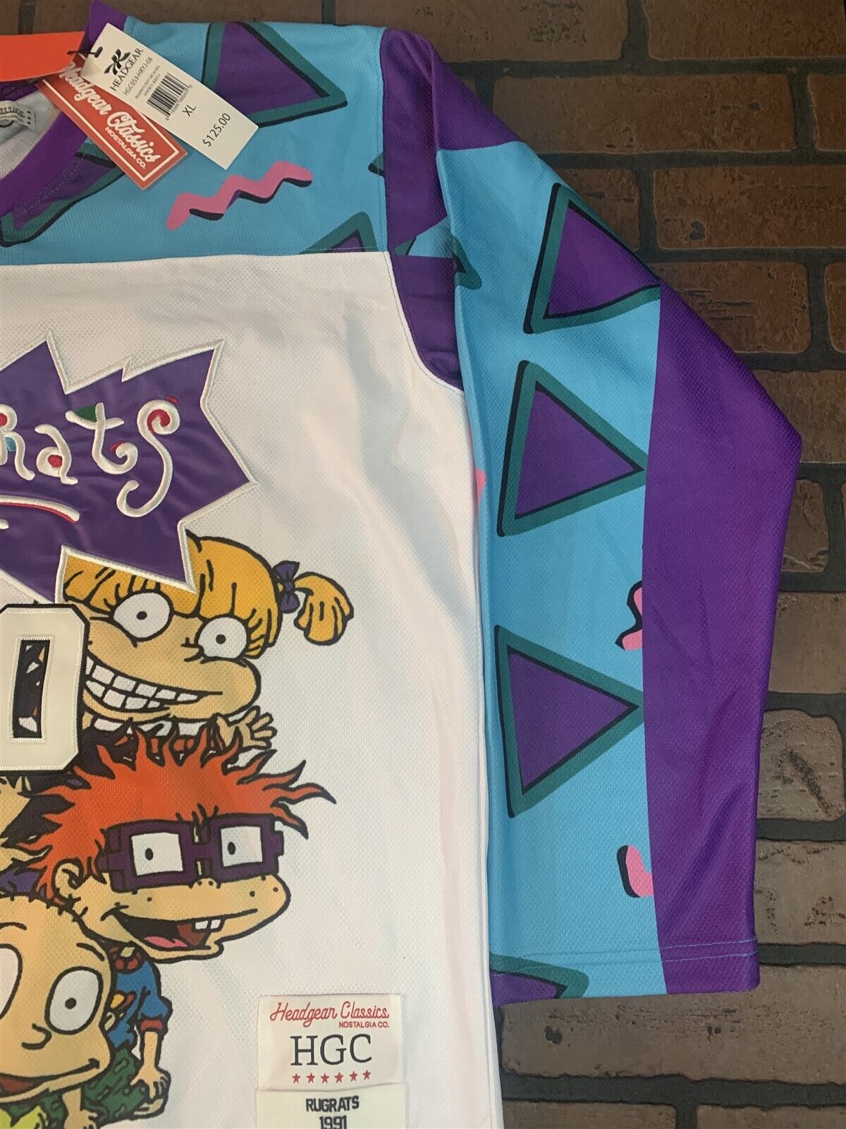 RUGRATS REPTAR Headgear Classics Hockey White Jersey