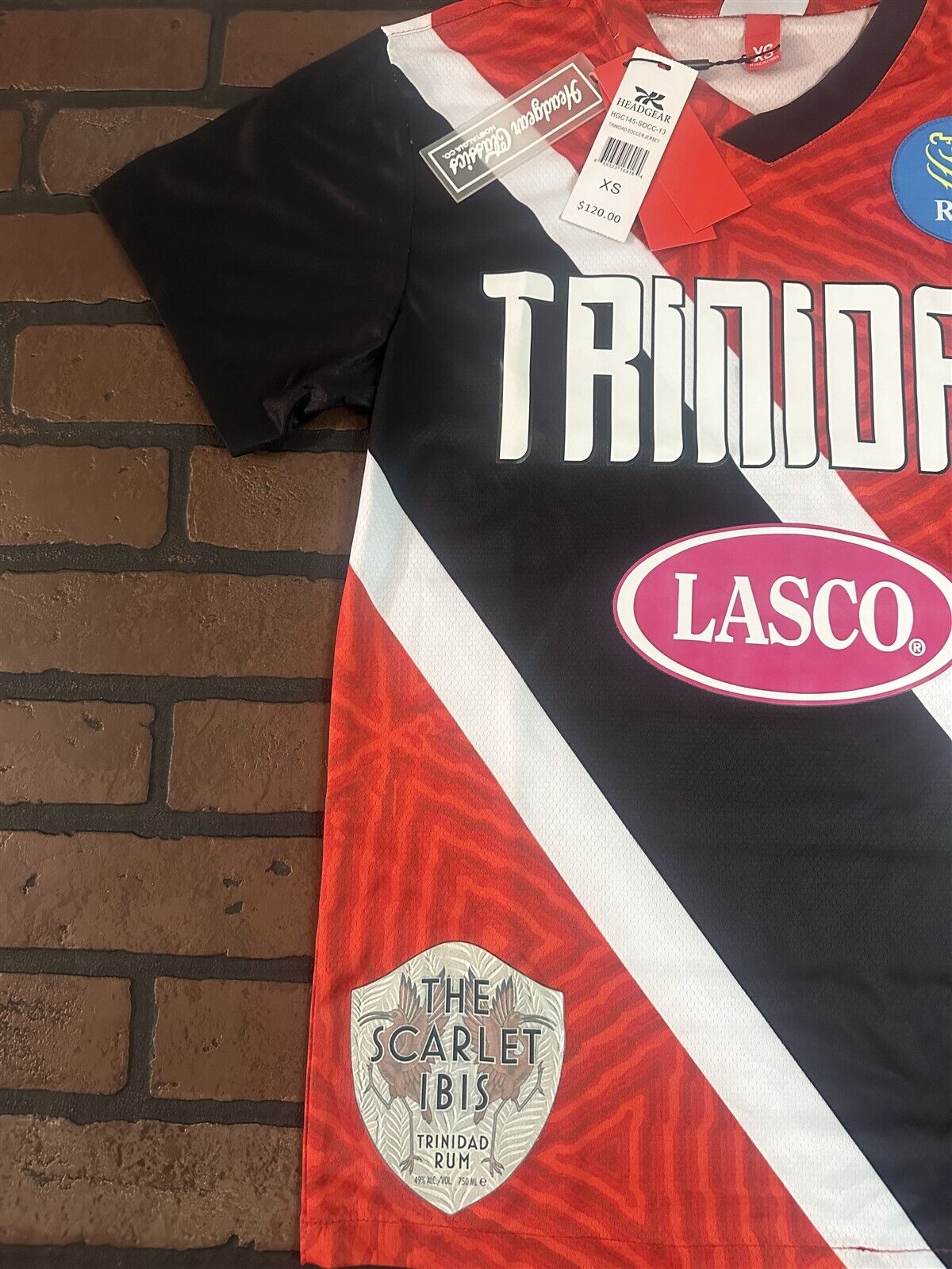 TRINIDAD 1990 World Cup National Team Headgear Classics Soccer Jersey