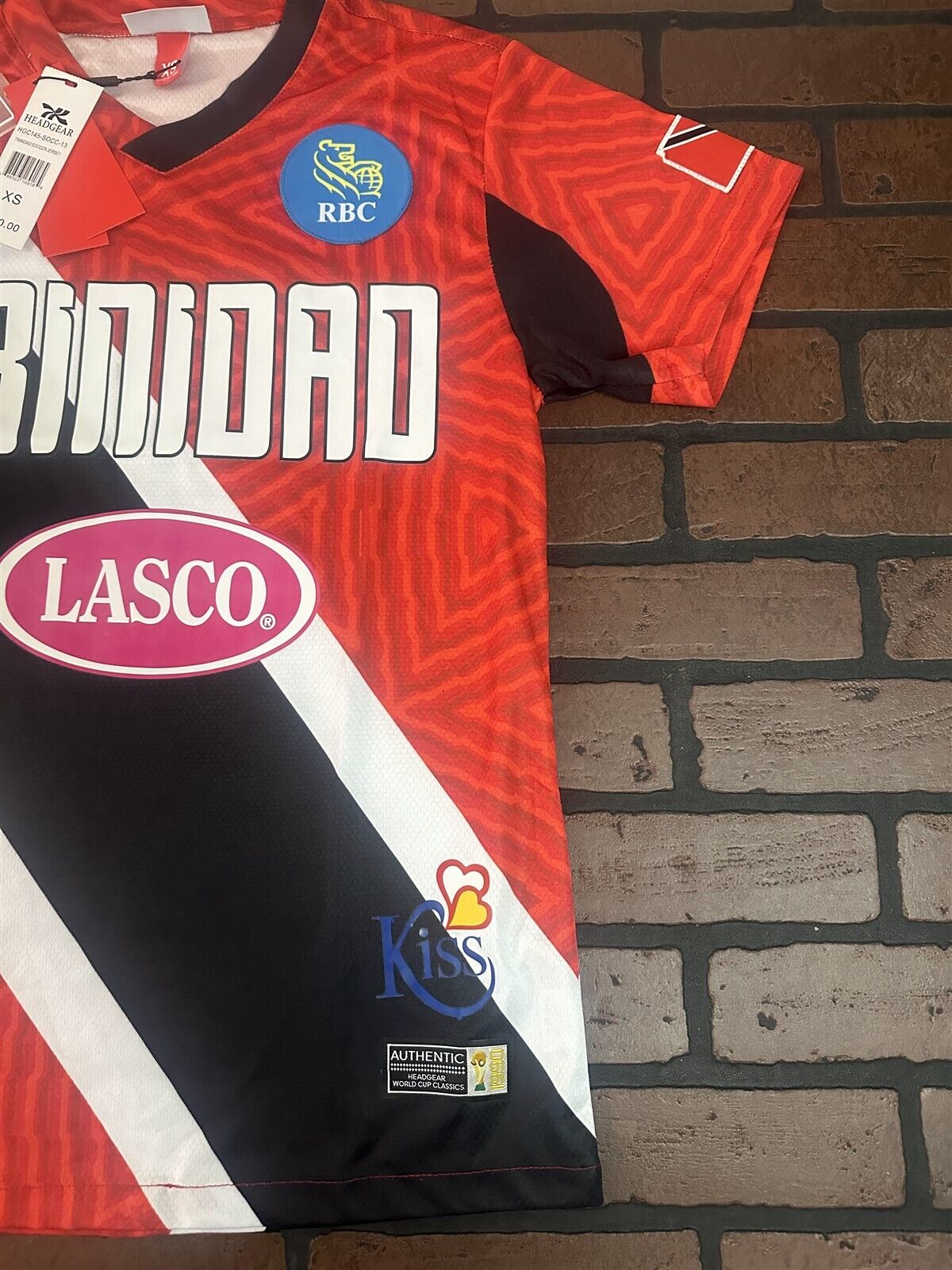 TRINIDAD 1990 World Cup National Team Headgear Classics Soccer Jersey