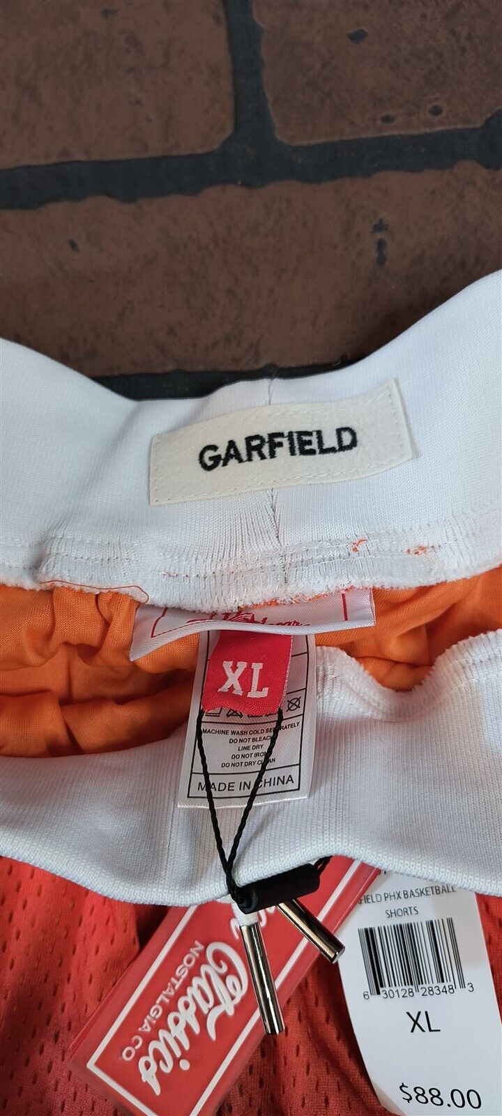 GARFIELD /PHX SUNS Headgear Classics ORNG Basketball Shorts