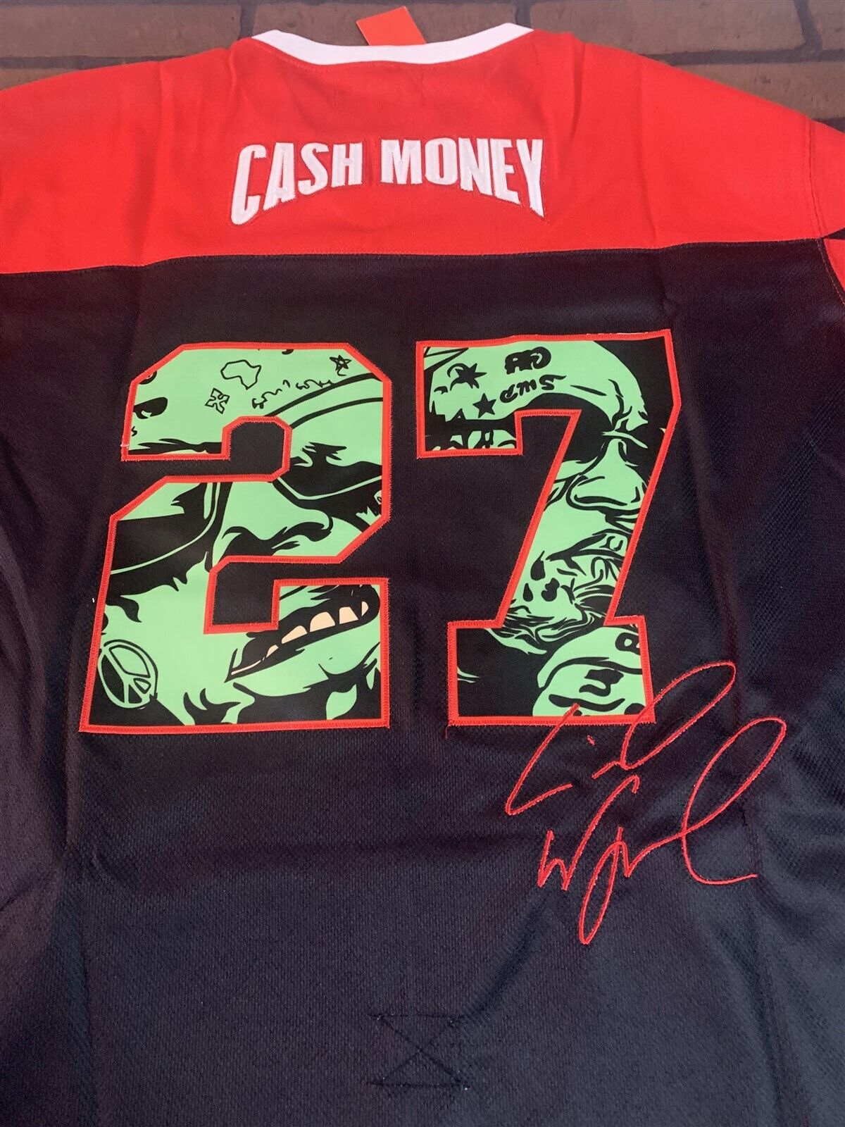 CASH MONEY Headgear Classics Hockey Red Jersey