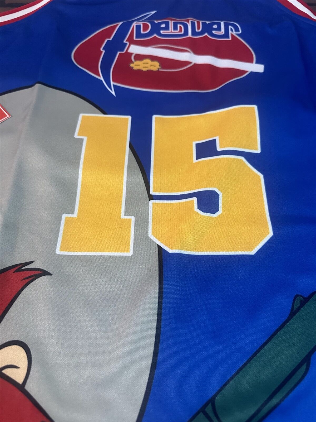 YOSEMITE SAM / DENVER Retro Headgear Classics Basketball Jersey