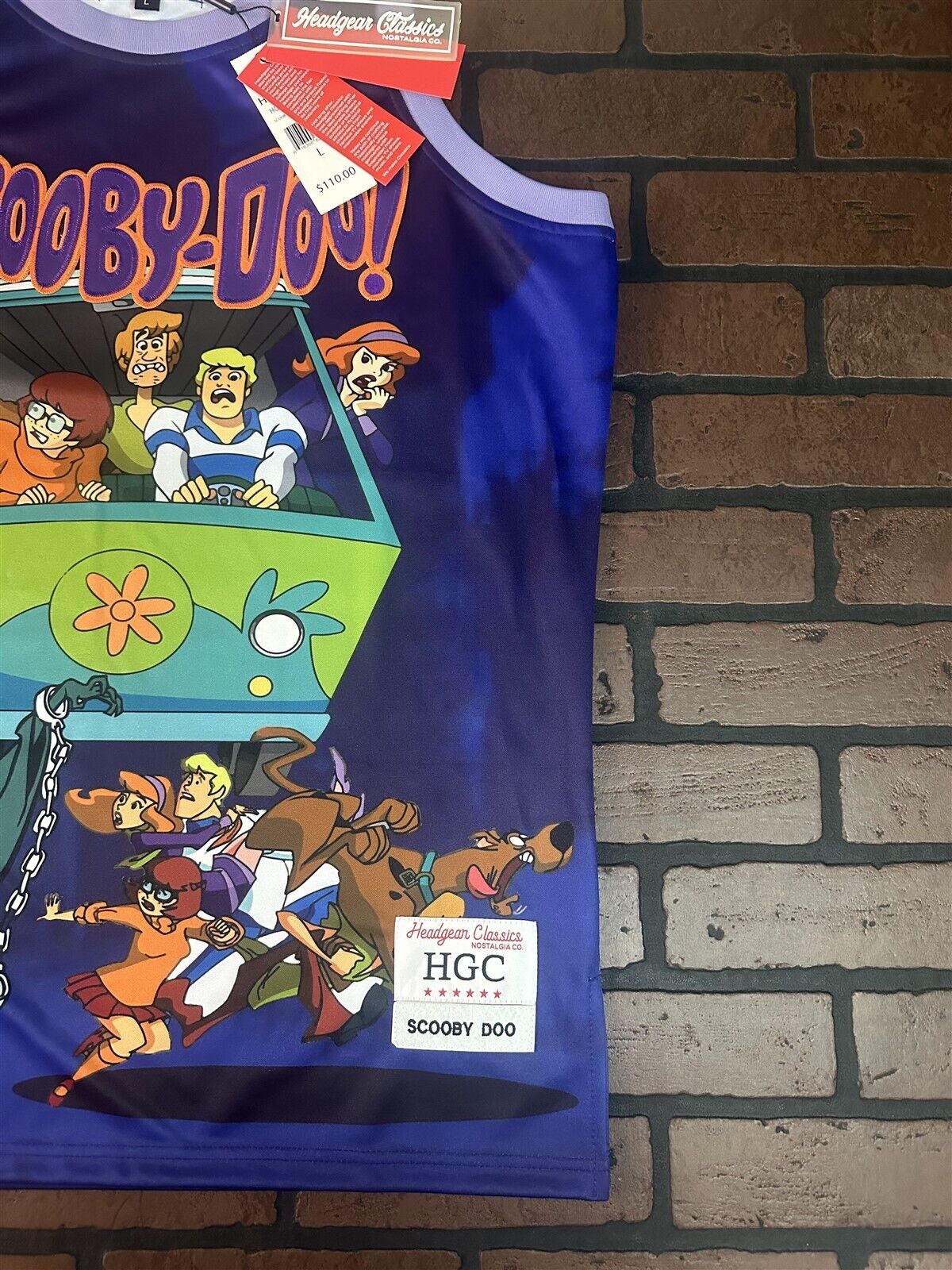 SCOOBY DOO & Mystery Machine Headgear Classics Basketball Jersey