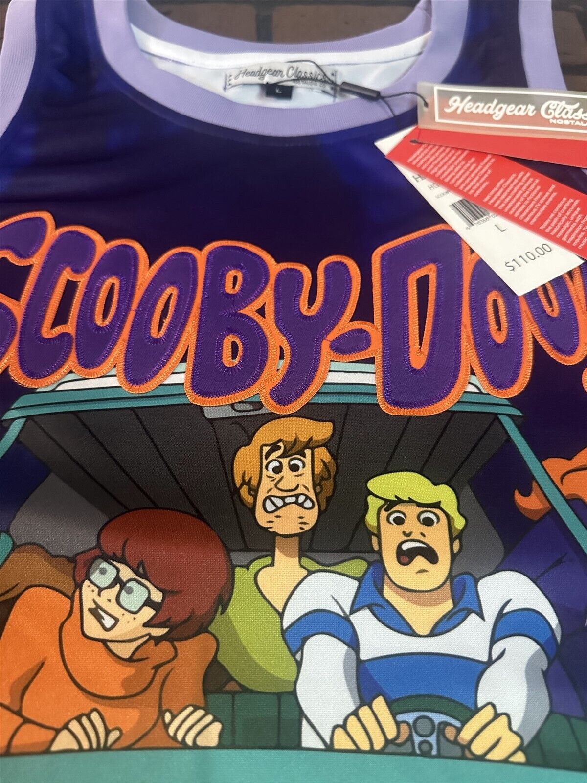 SCOOBY DOO & Mystery Machine Headgear Classics Basketball Jersey