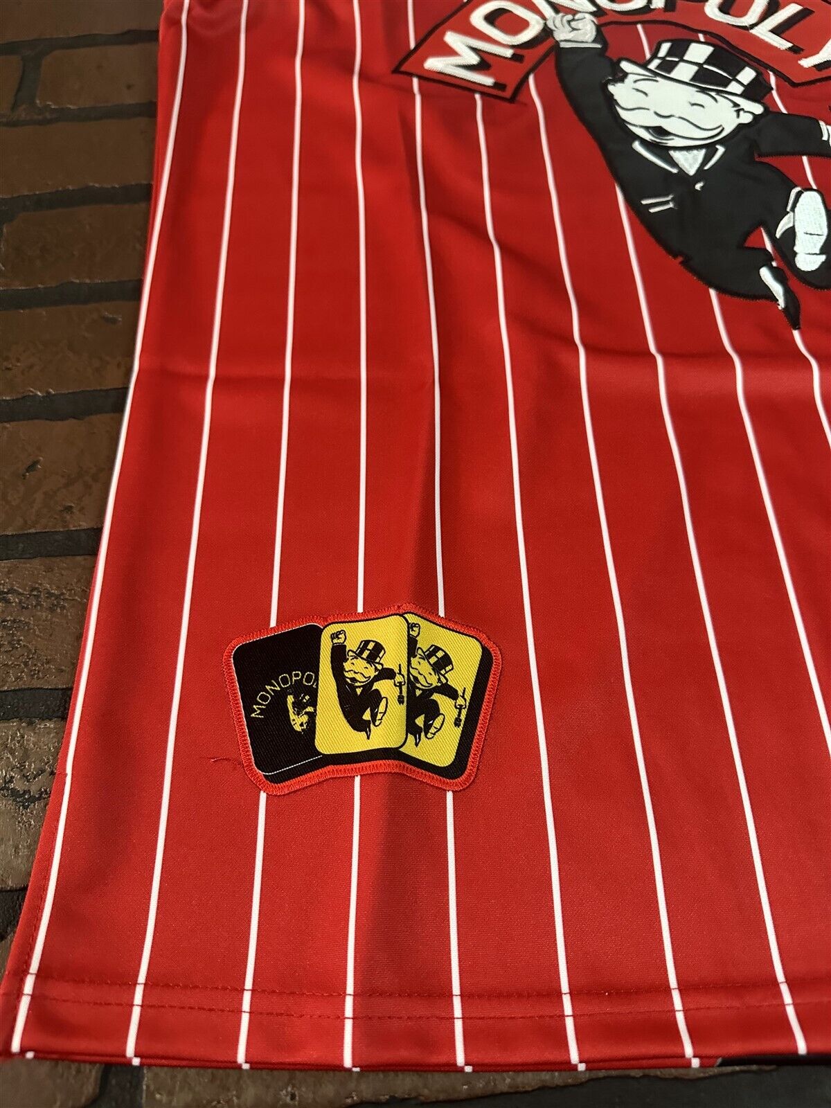 MONOPOLY Red Headgear Classics Basketball Jersey