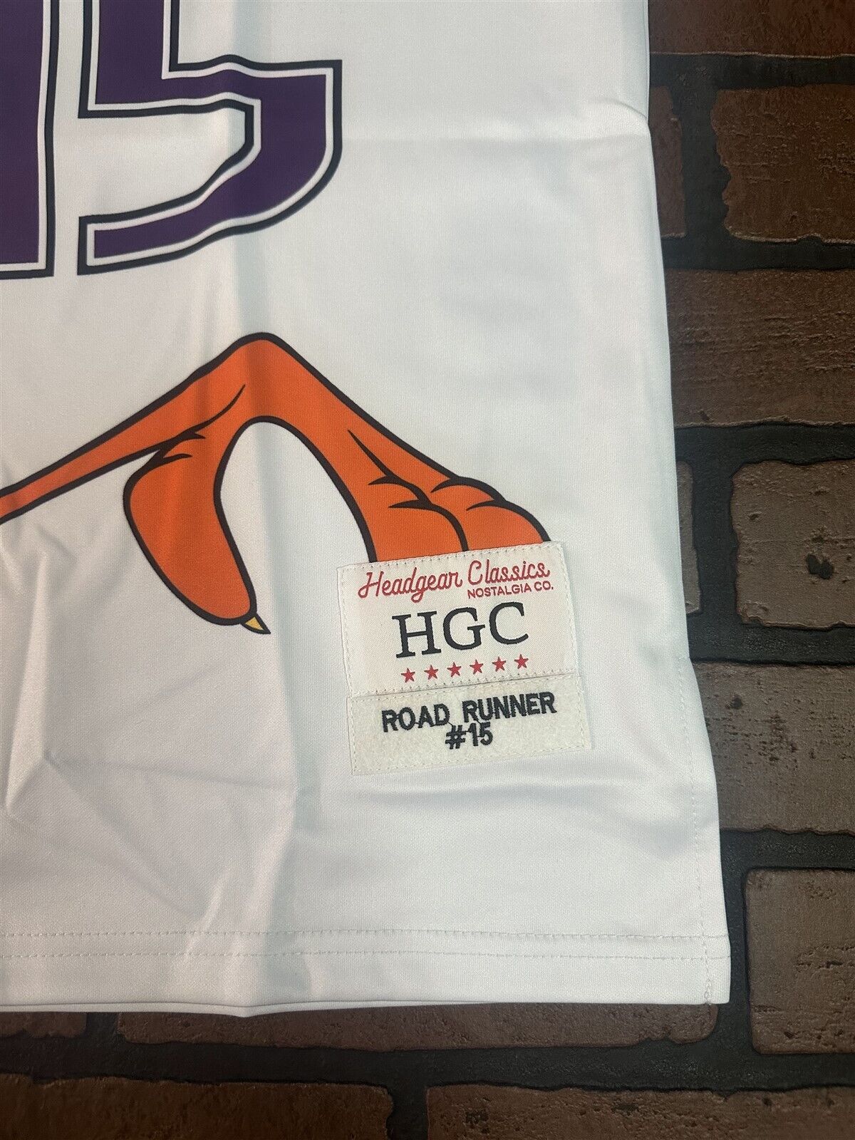 ROADRUNNER / SACRAMENTO White Headgear Classics Basketball Jersey