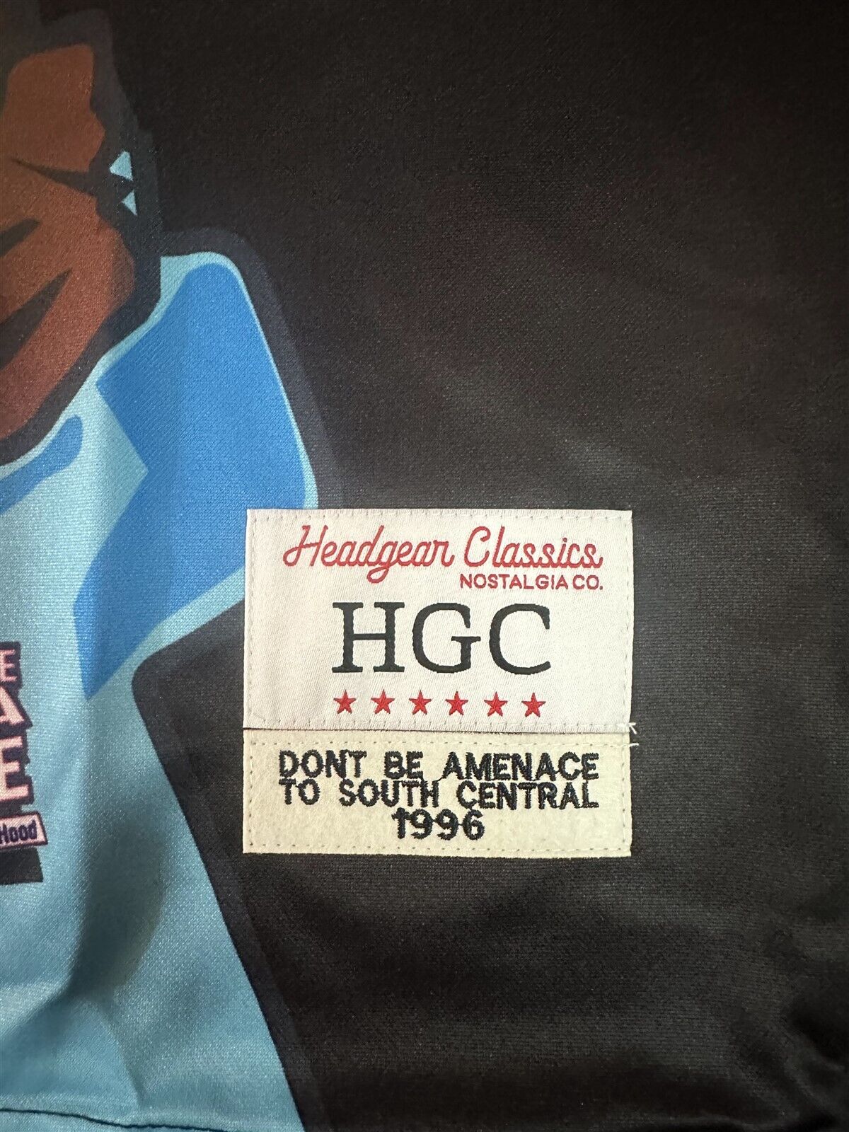 DON'T BE A MENACE Loc Dog Headgear Classics Basketball Jersey