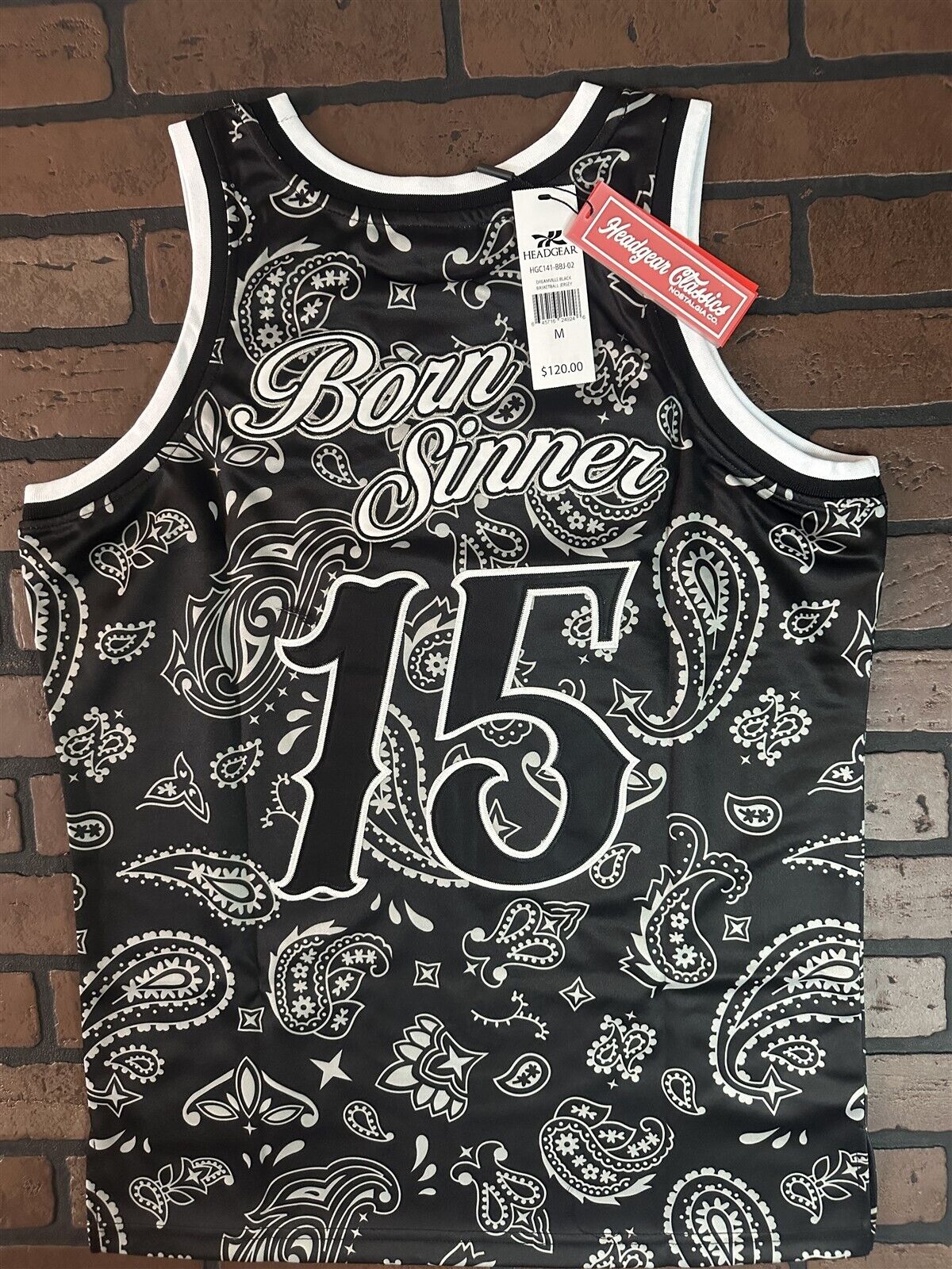 DREAMVILLE Headgear Classics Black Basketball Jersey