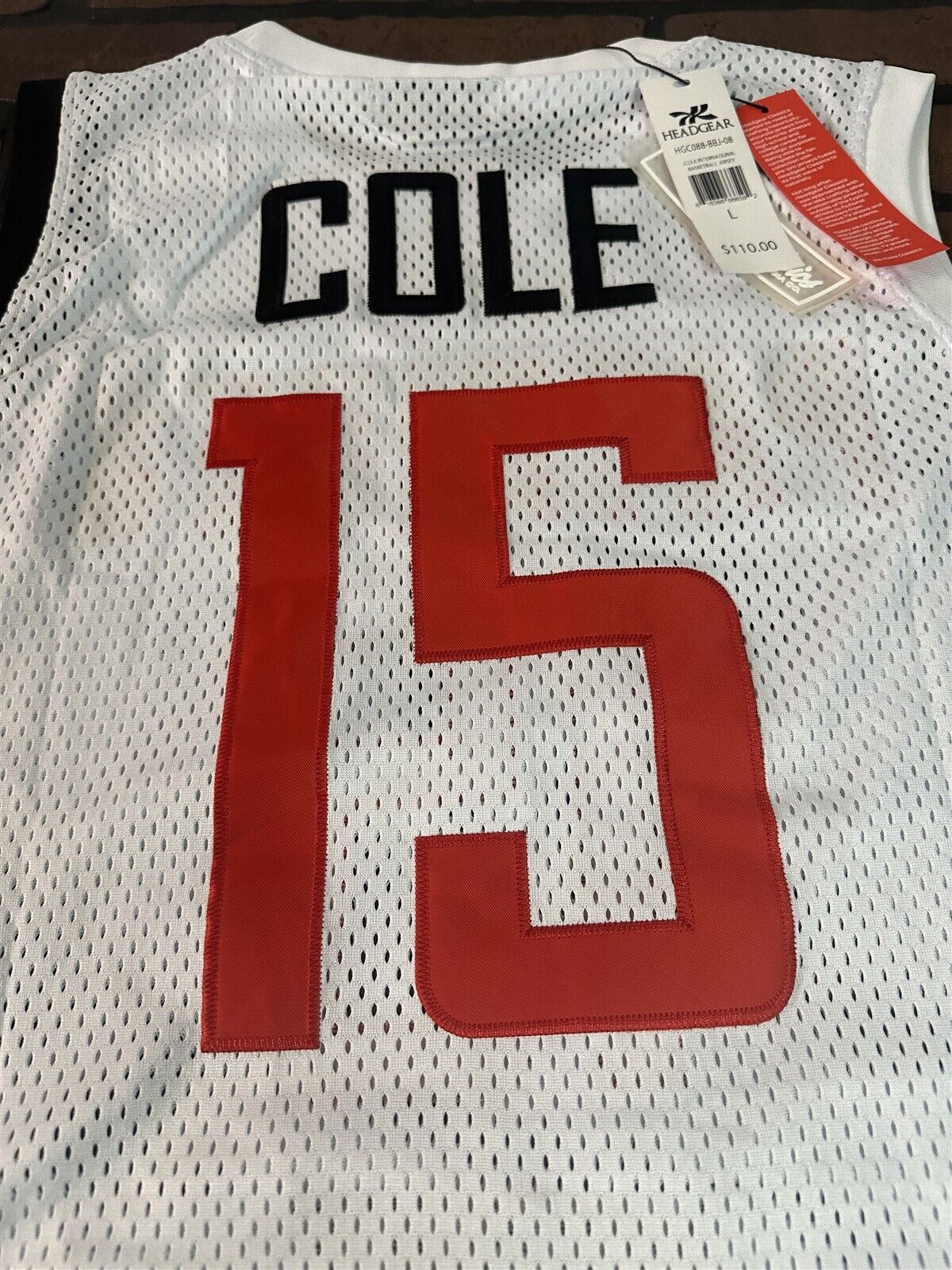 J COLE- Rwanda Headgear Classics Basketball Jersey