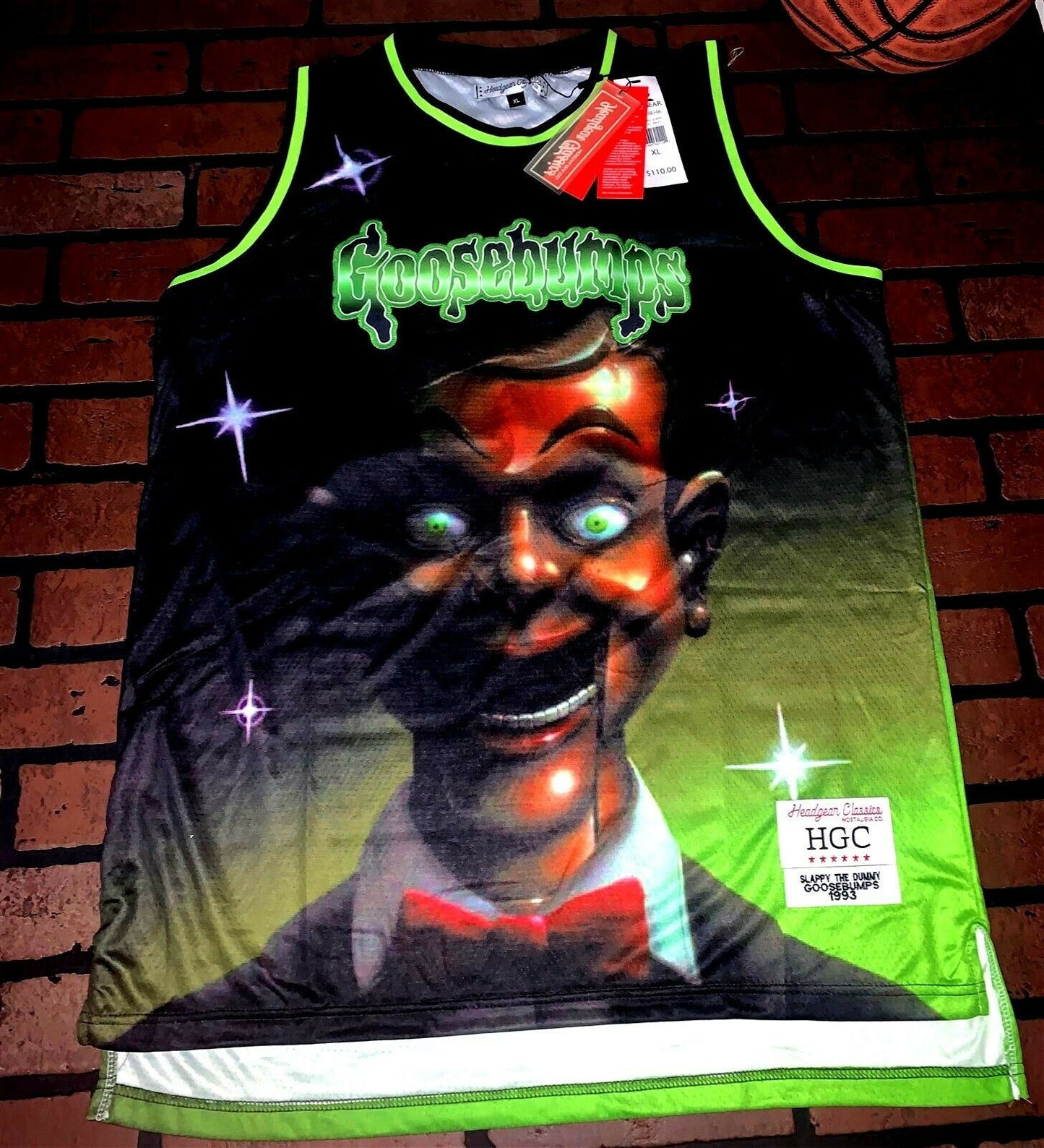 GOOSEBUMPS / SLAPPY Headgear Classics Basketball Jersey