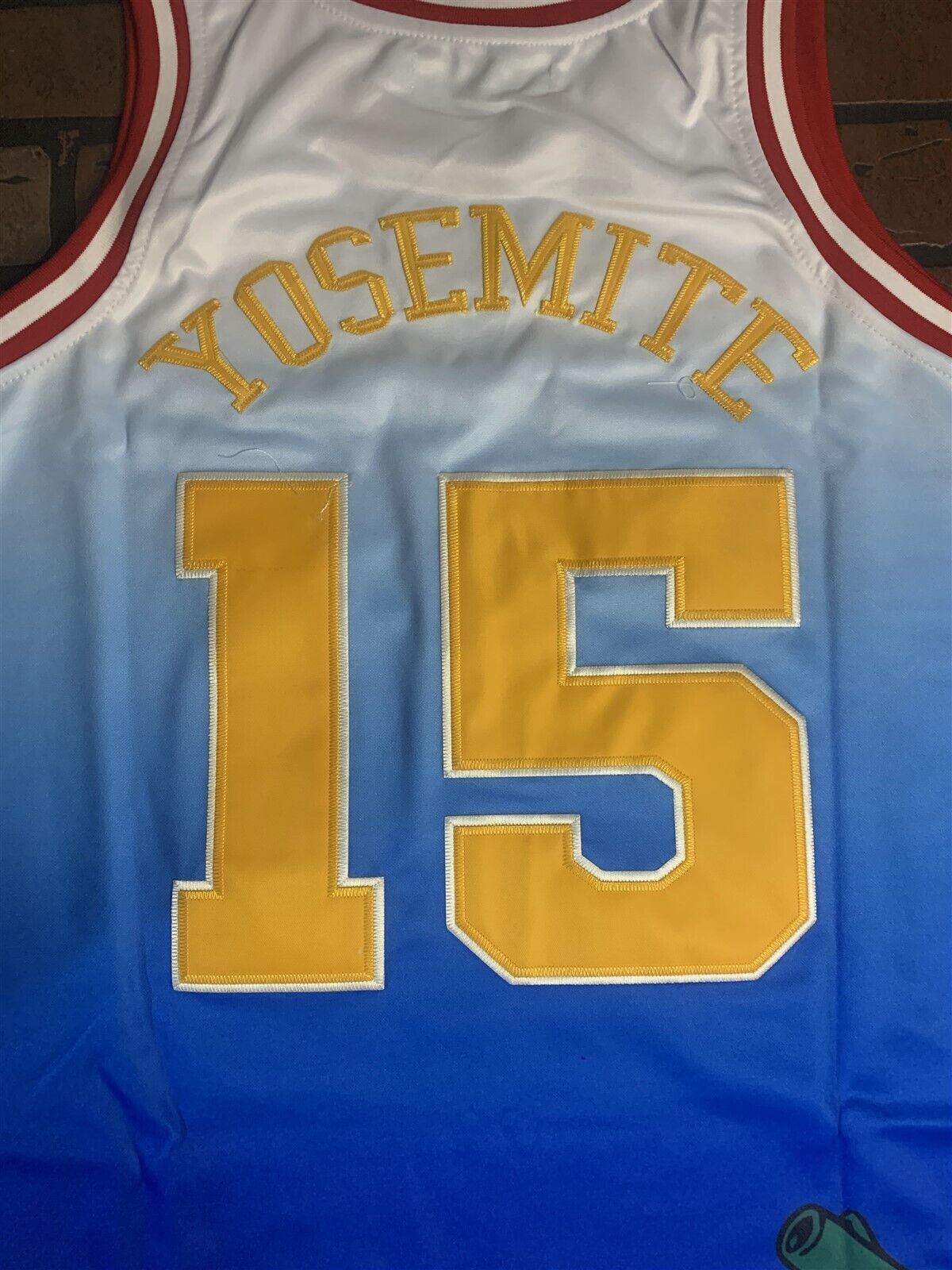 YOSEMITE SAM / DENVER Blue Headgear Classics Basketball Jersey