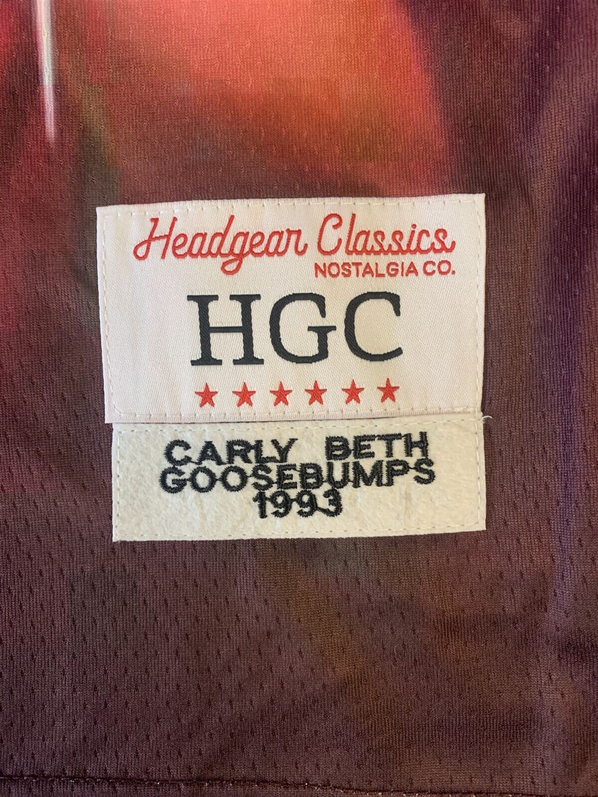 GOOSEBUMPS / BETH Headgear Classics Basketball Jersey