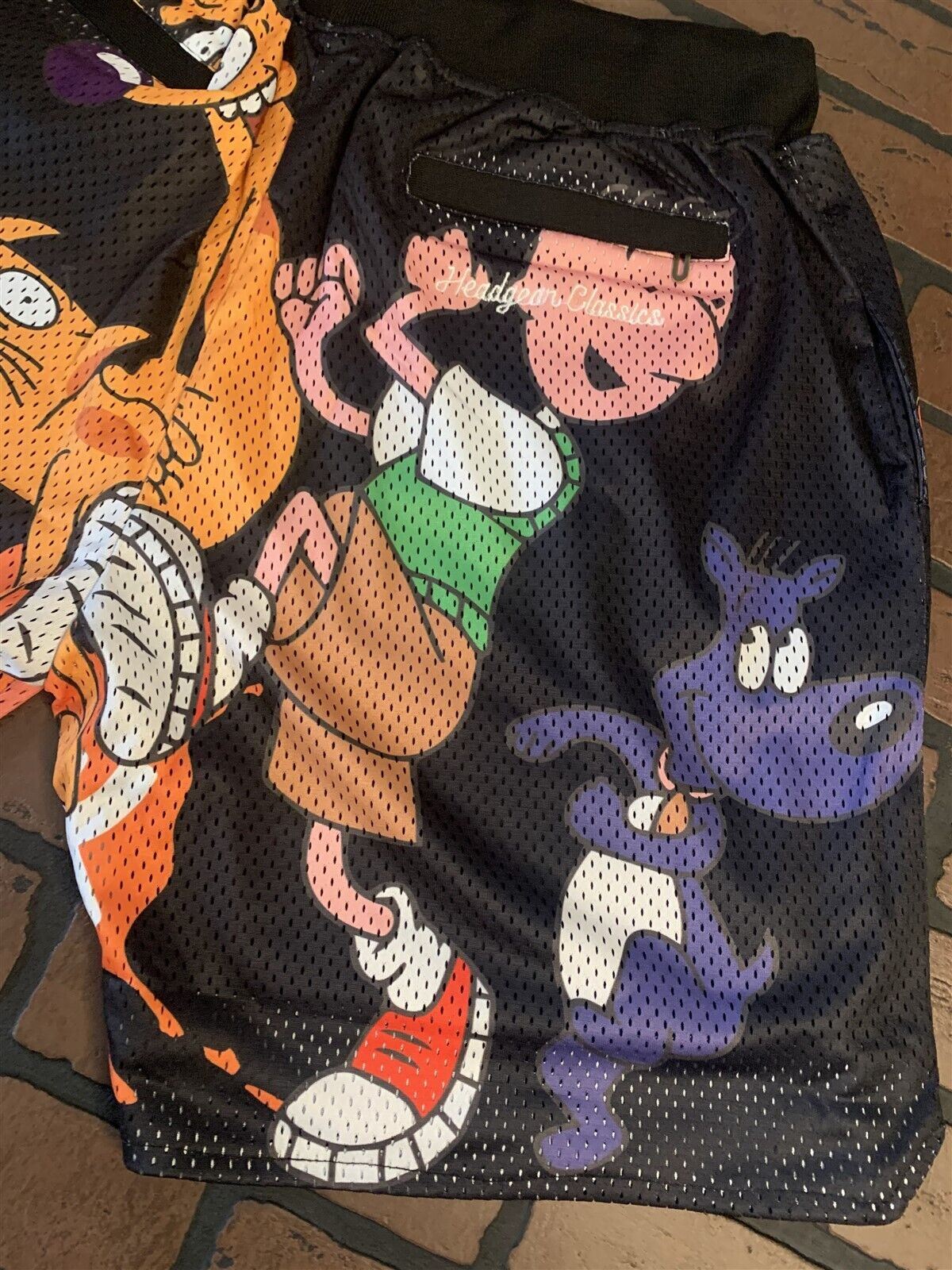 NICKELODEAN ALL OVER Headgear Classics Basketball Shorts