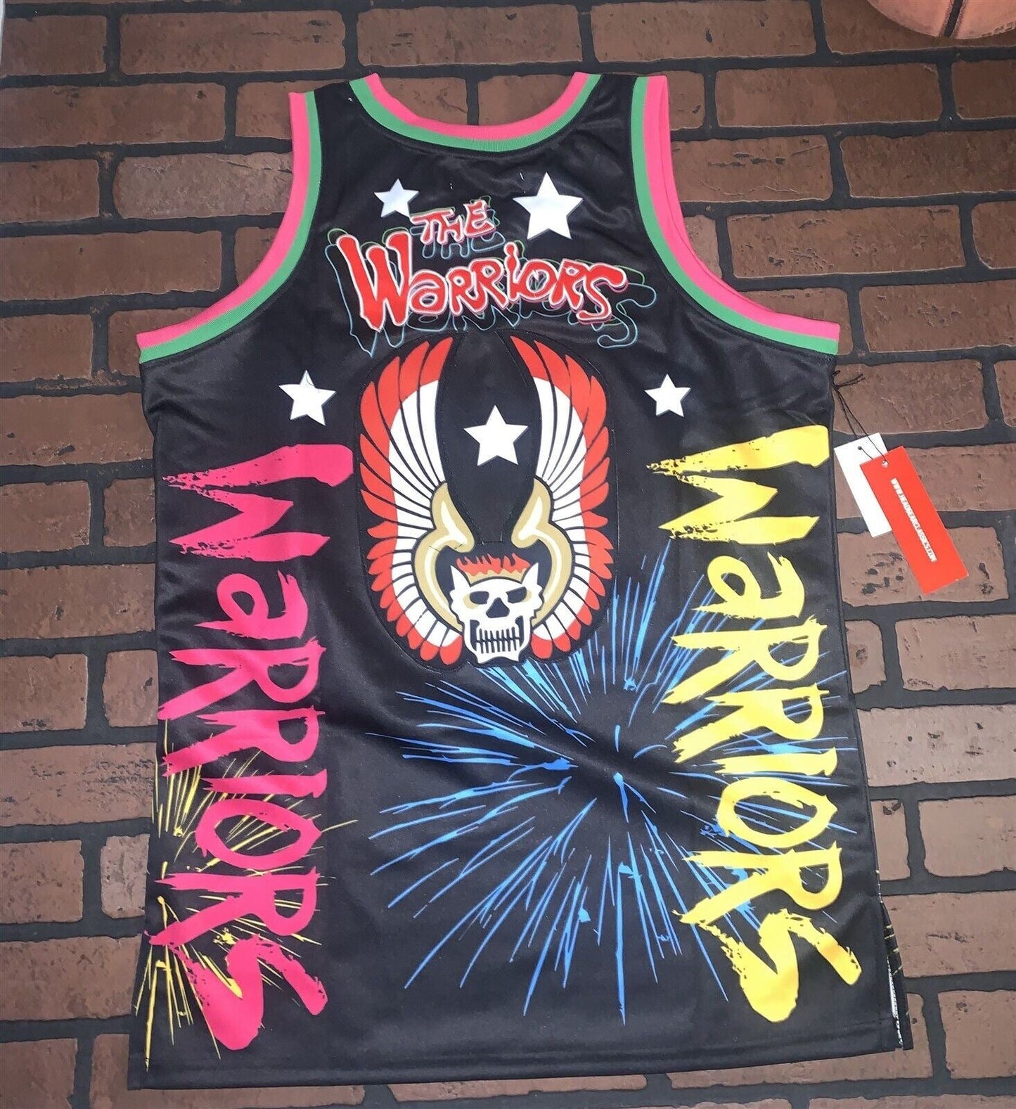 THE WARRIORS Coney Island Headgear Classics Basketball Jersey