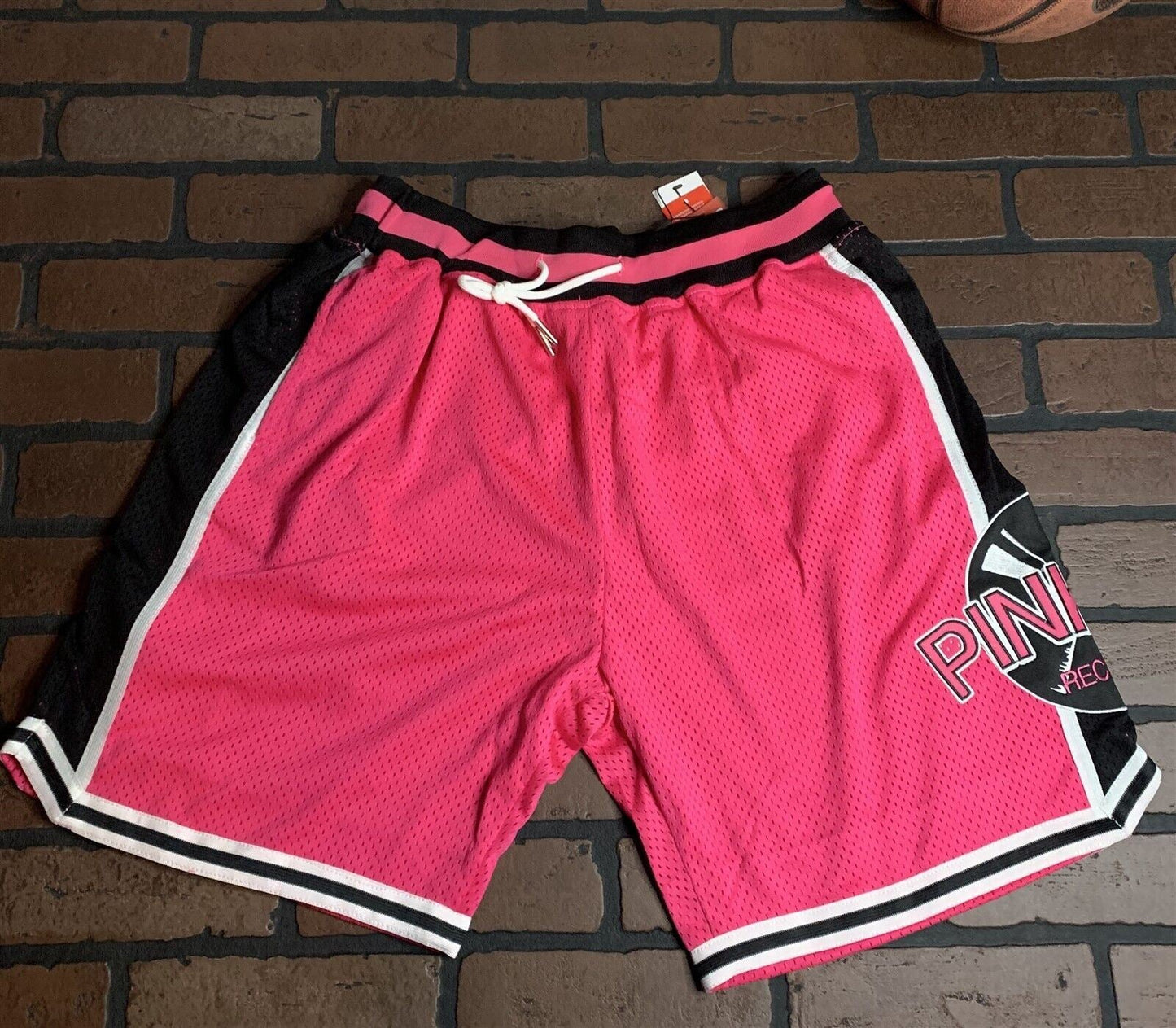 PINKY'S RECORDS Headgear Classics Pink Basketball Shorts