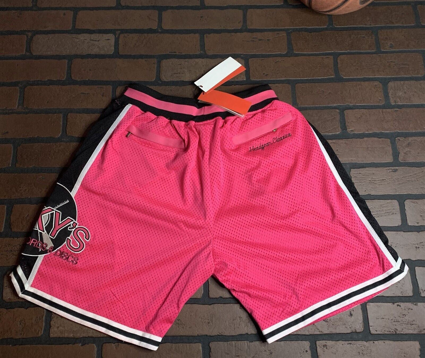 PINKY'S RECORDS Headgear Classics Pink Basketball Shorts