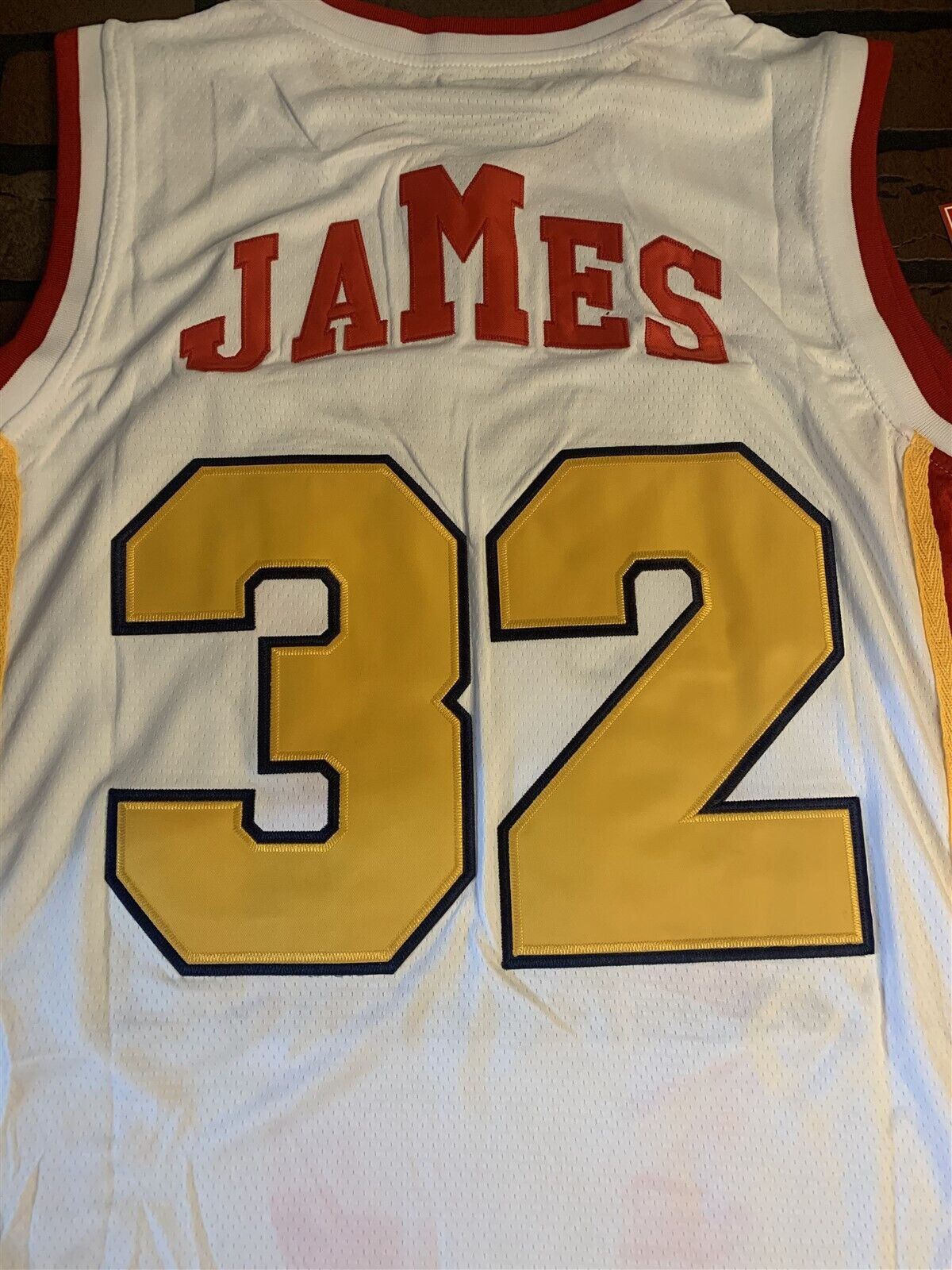 LEBRON McDonalds "32" Headgear Classics Basketball Jersey