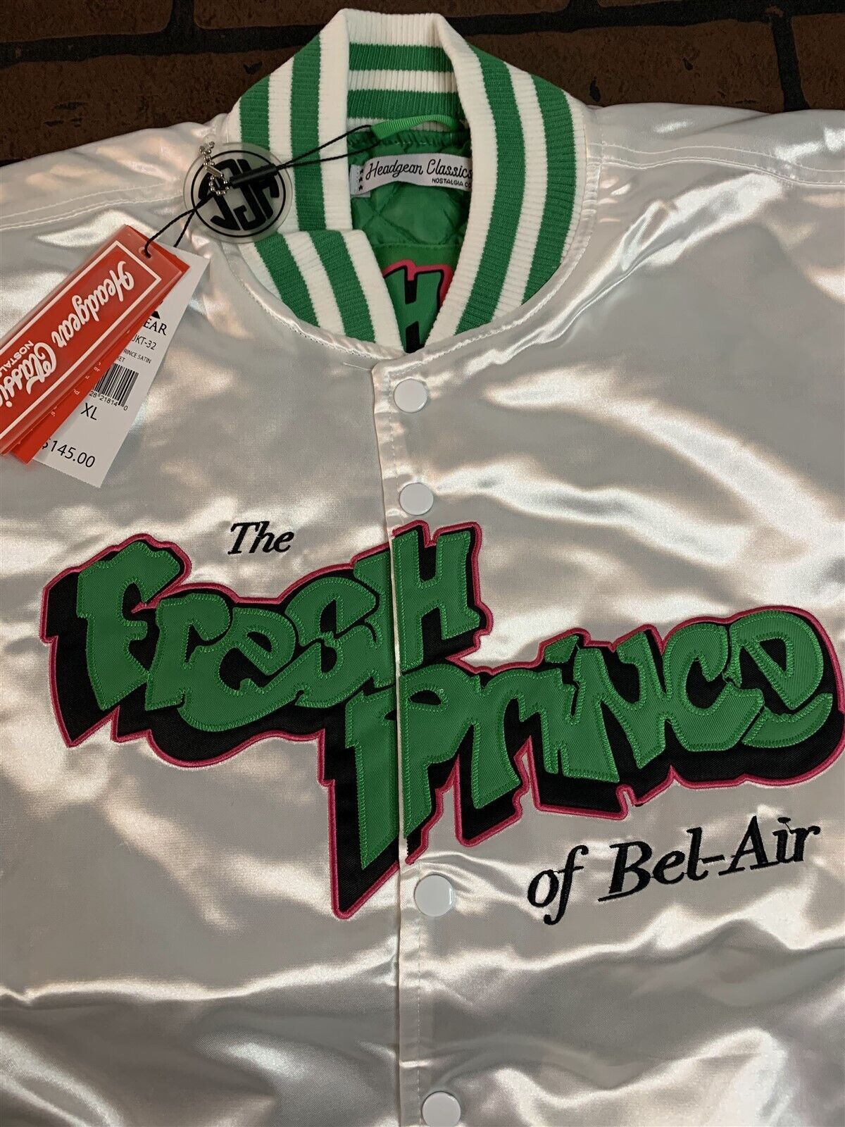FRESH PRINCE OF BEL-AIR Headgear Classics White Streetwear Jacket