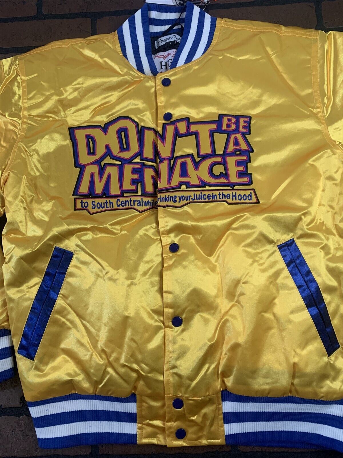 DON'T BE A MENACE LOR DOG Headgear Classics Streetwear Jacket