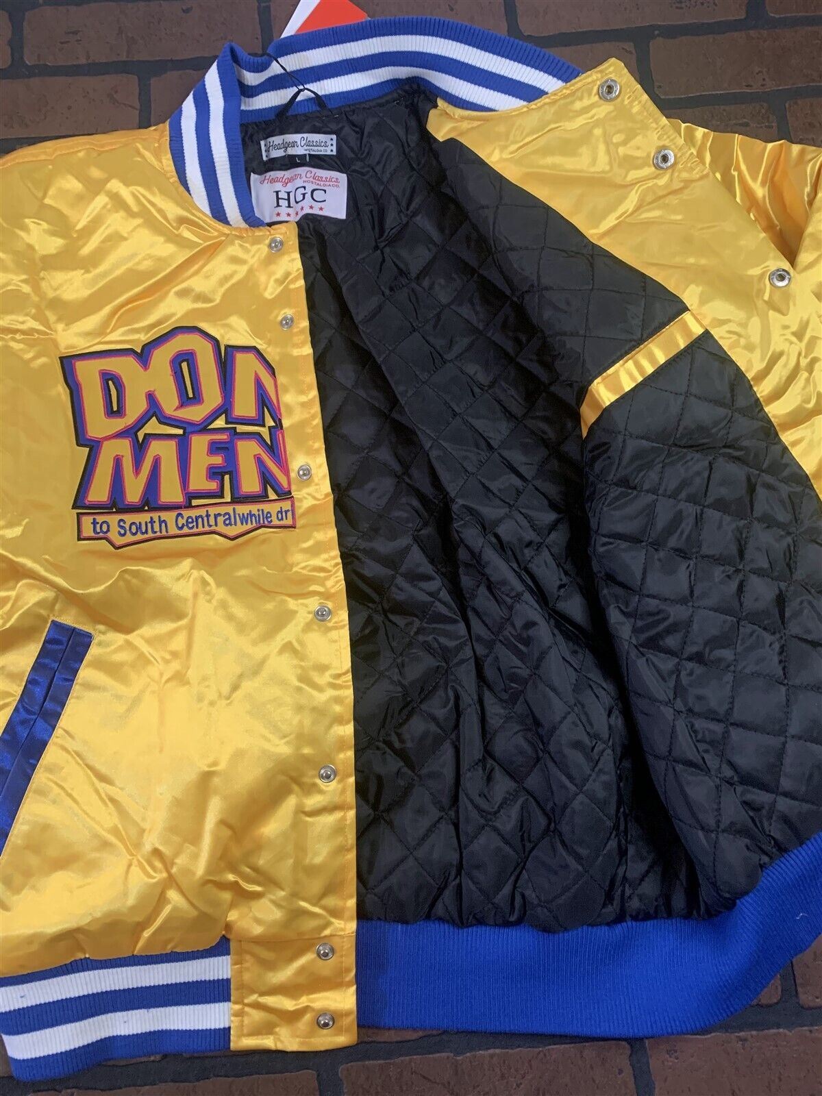 DON'T BE A MENACE LOR DOG Headgear Classics Streetwear Jacket