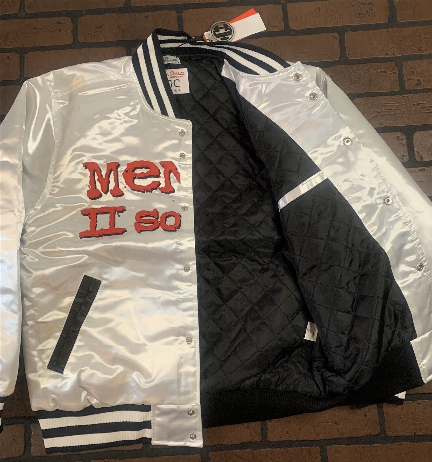 MENACE II SOCIETY Headgear Classics Streetwear White Jacket