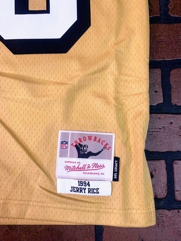 JERRY RICE 1994 Mitchell & Ness Split Legacy Football Jersey