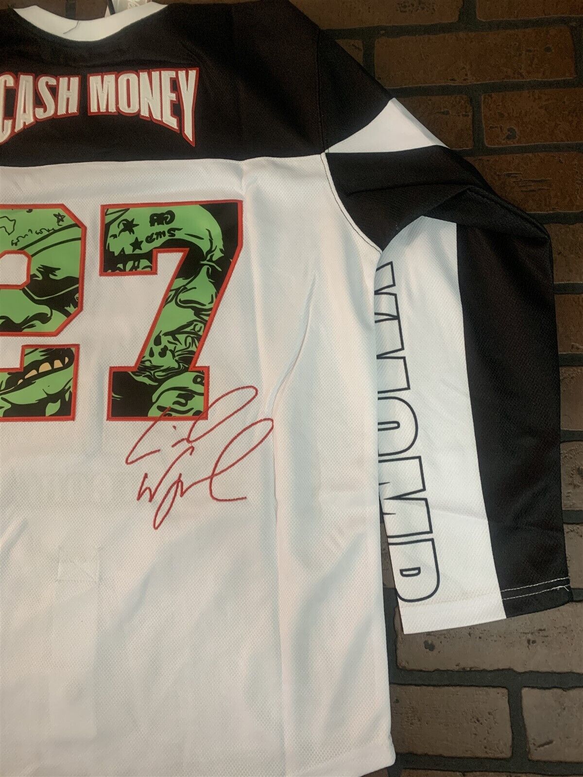 CASH MONEY Headgear Classics Hockey White Jersey