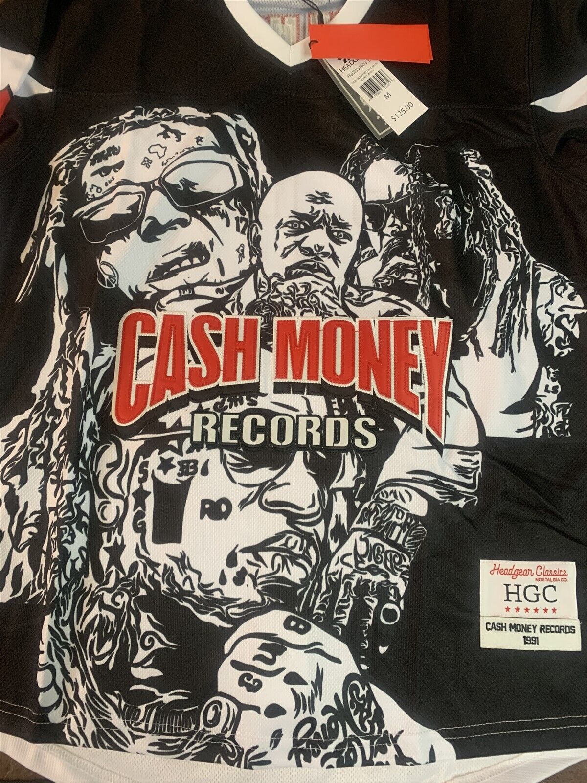 CASH MONEY Headgear Classics Hockey White Jersey