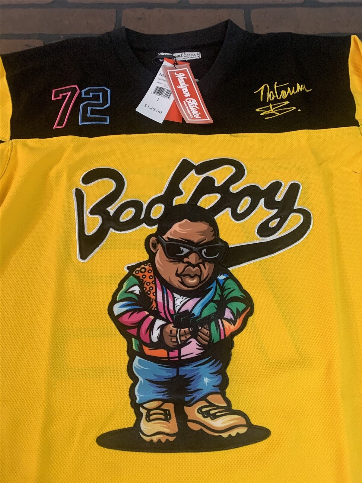 BADBOY Headgear Classics Hockey Yellow Jersey
