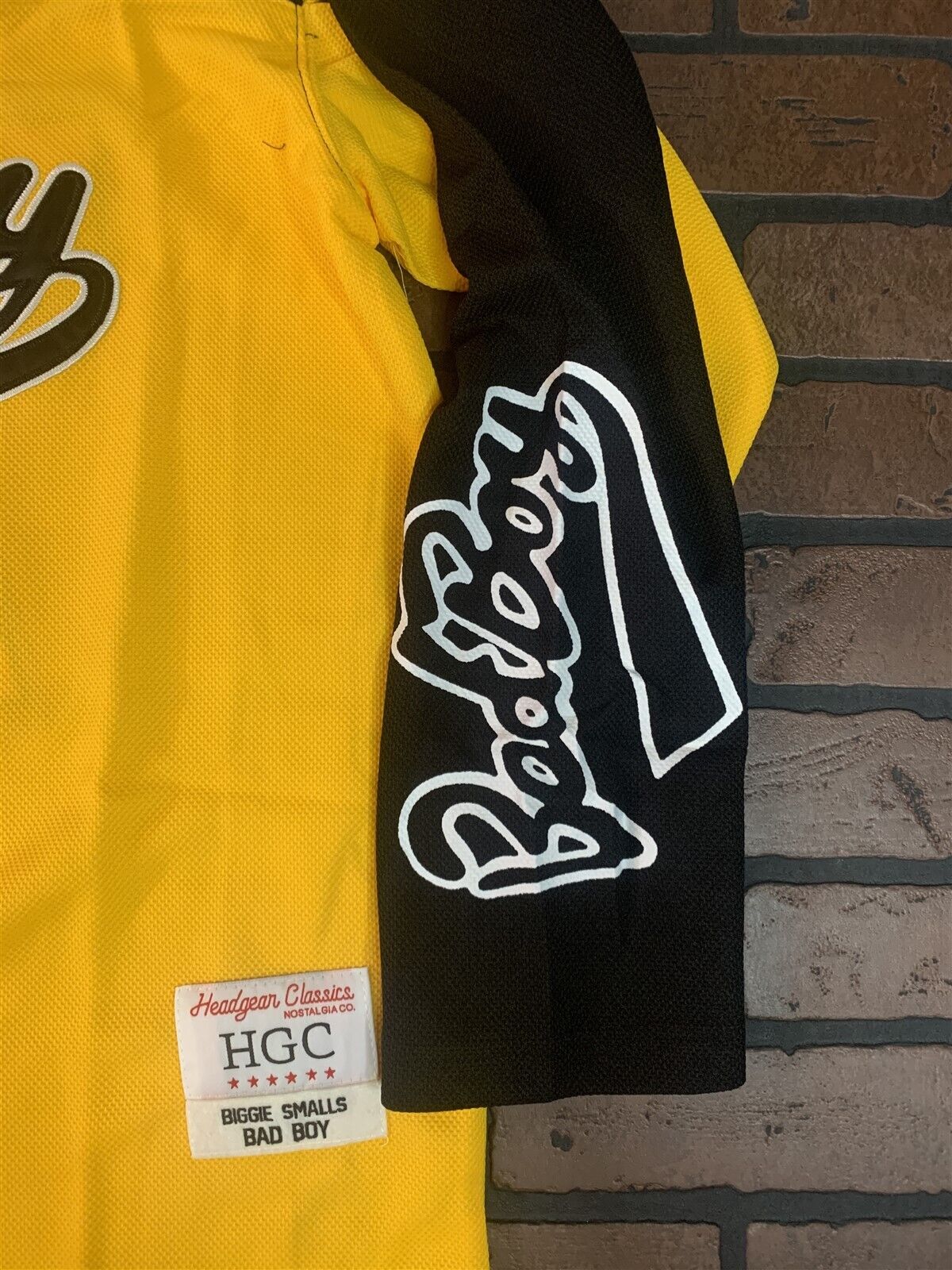 BADBOY Headgear Classics Hockey Yellow Jersey