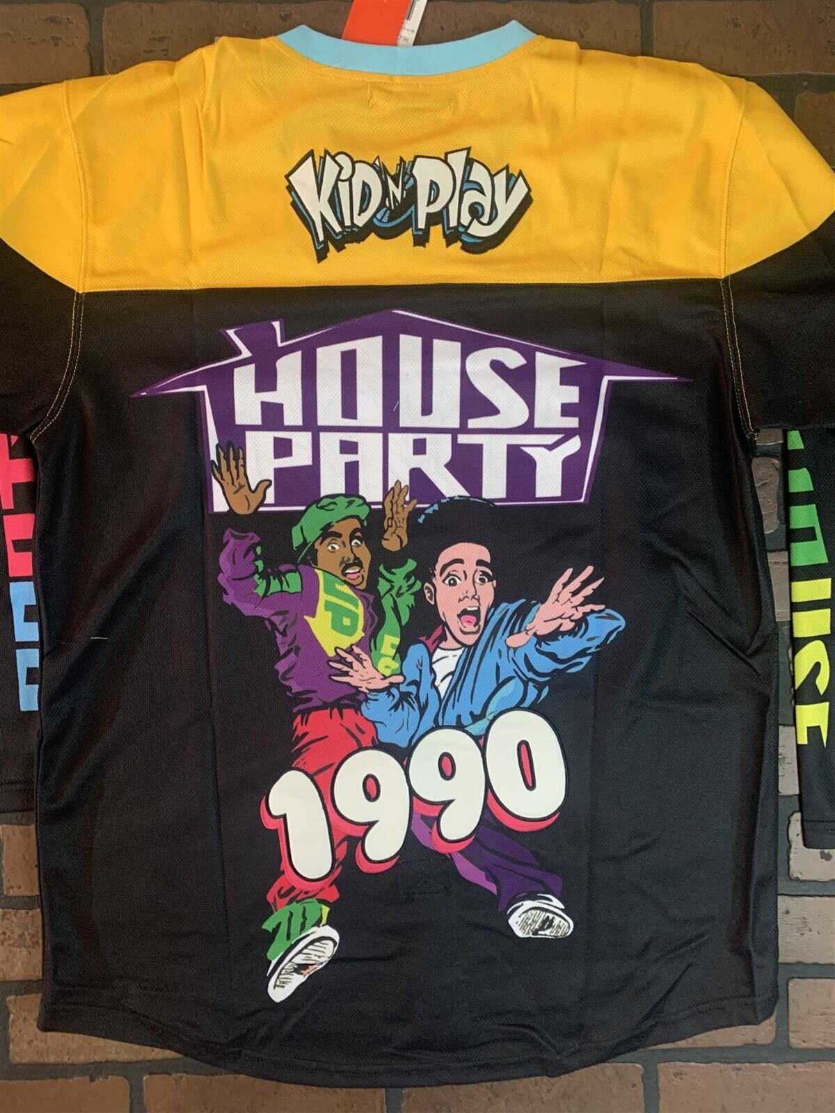 KID 'N' PLAY HOUSE PARTY Headgear Classics Yellow Hockey Jersey