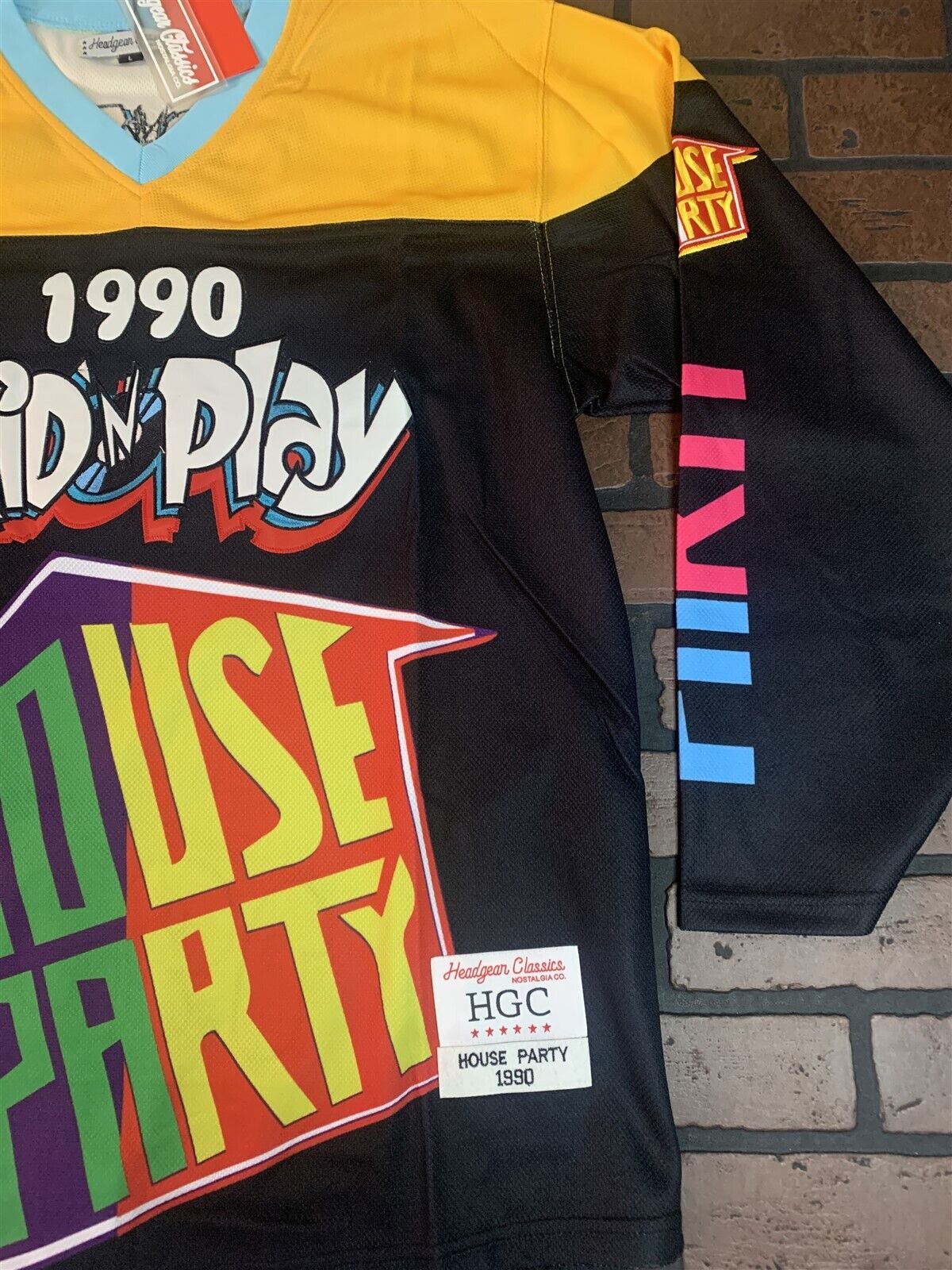 KID 'N' PLAY HOUSE PARTY Headgear Classics Yellow Hockey Jersey