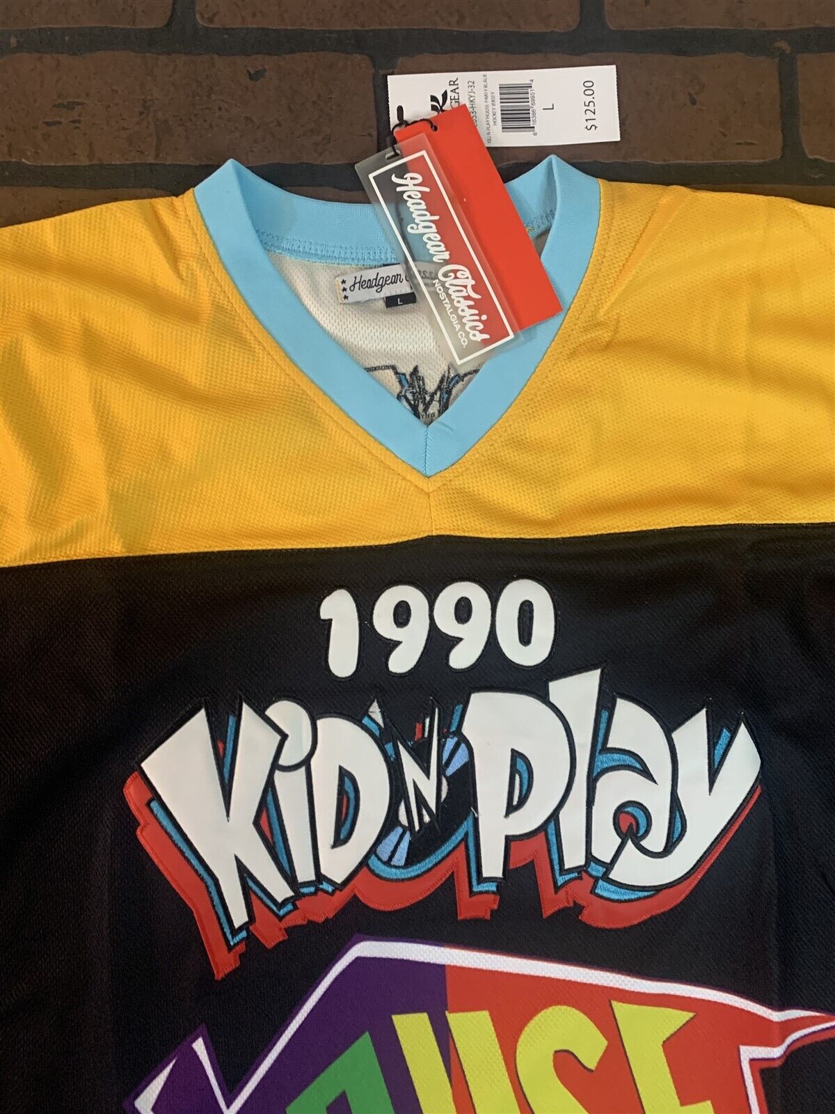 KID 'N' PLAY HOUSE PARTY Headgear Classics Yellow Hockey Jersey
