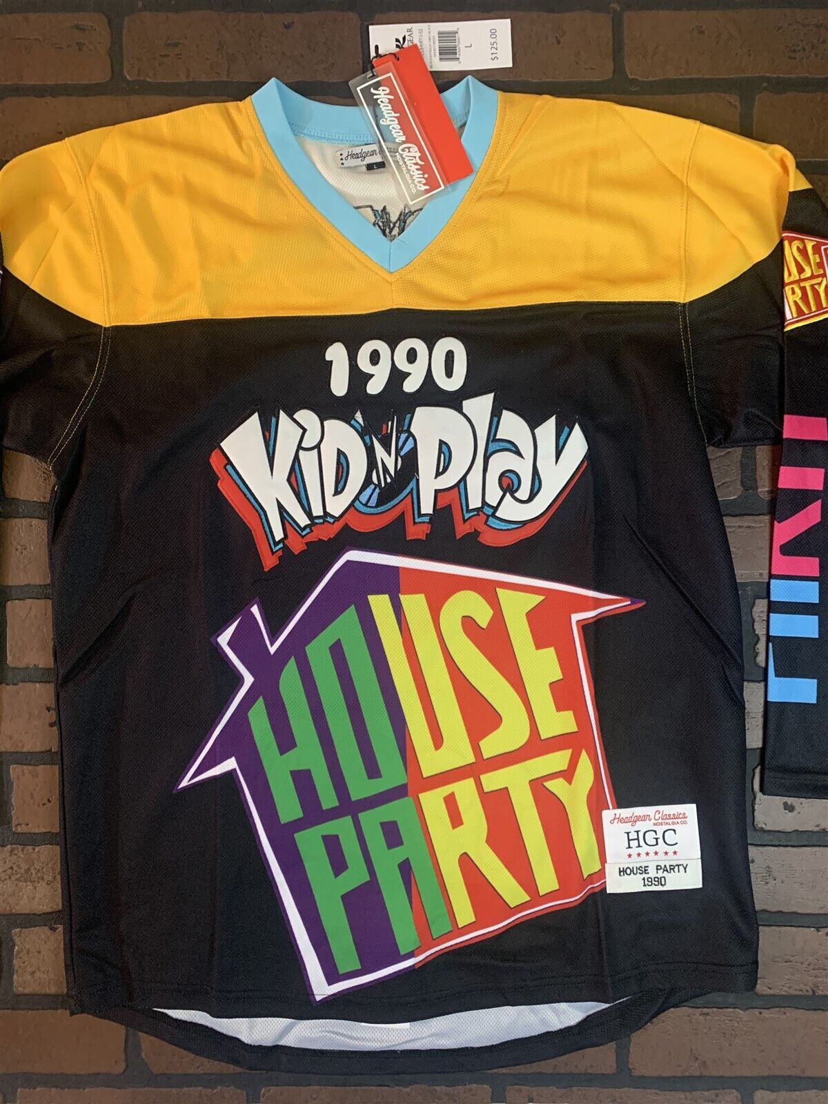 KID 'N' PLAY HOUSE PARTY Headgear Classics Yellow Hockey Jersey