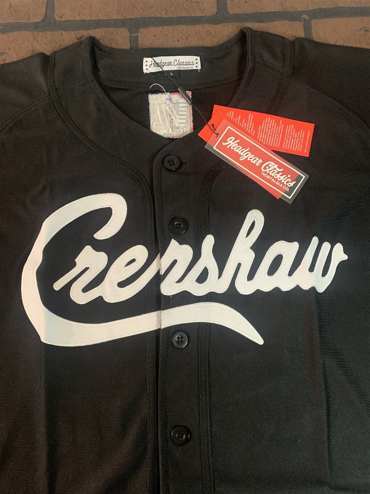CRENSHAW Nipsey Hussle Headgear Classics Baseball Jersey
