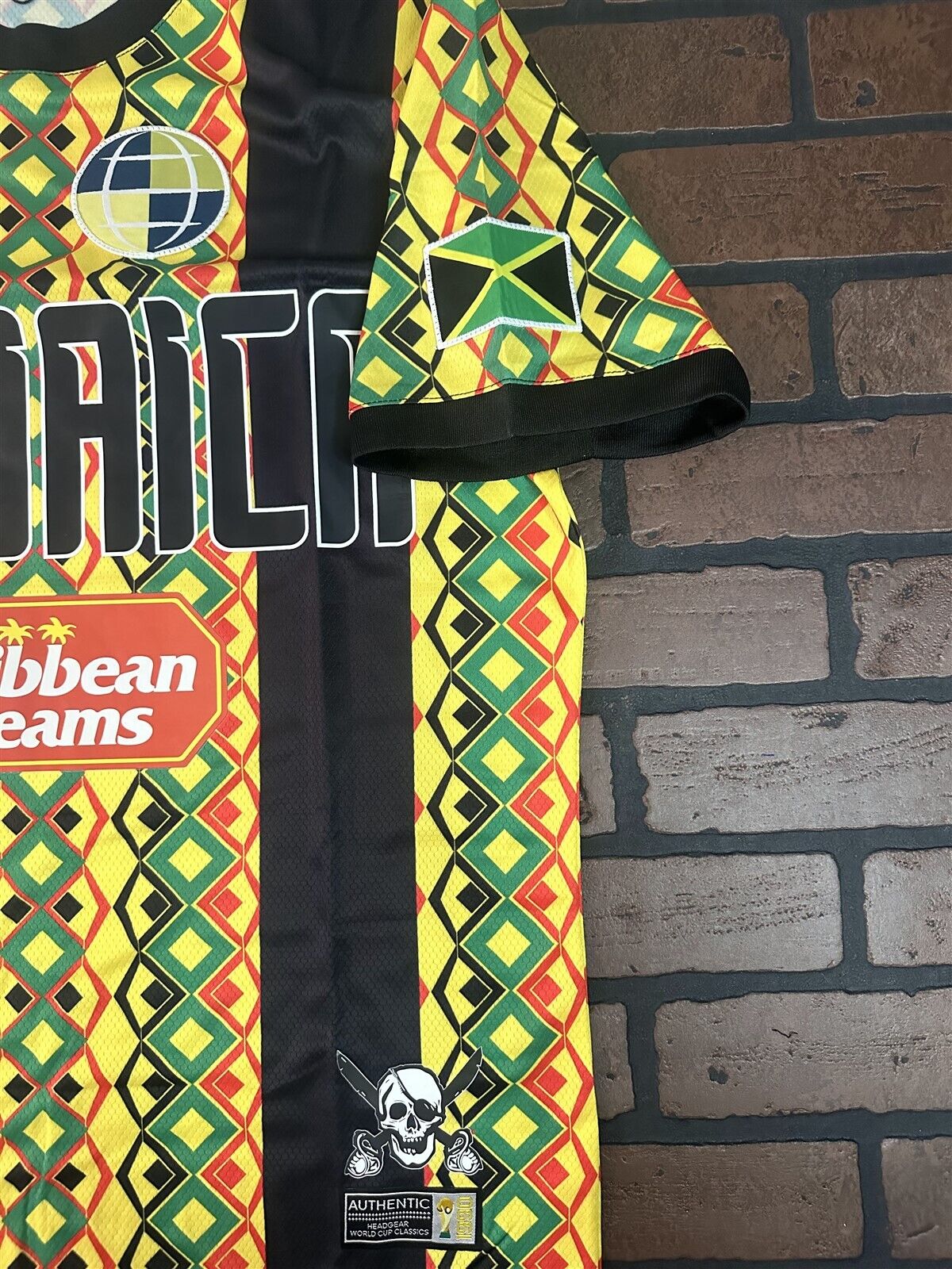 JAMAICA 1990 World Cup National Team Headgear Classics Soccer Jersey