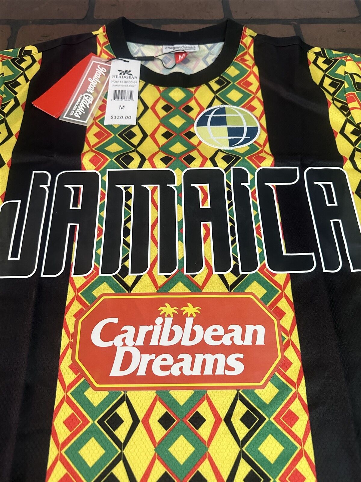 JAMAICA 1990 World Cup National Team Headgear Classics Soccer Jersey