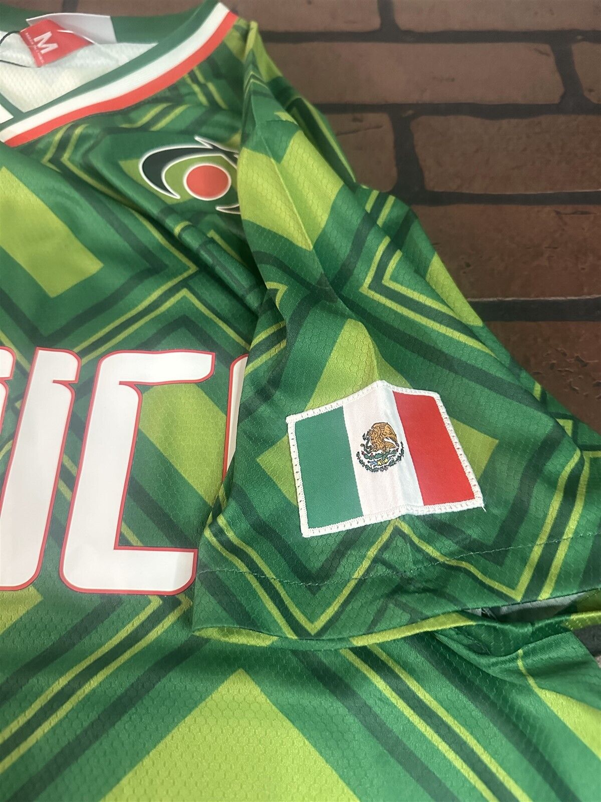 MEXICO 1990 World Cup National Team Headgear Classics Soccer Jersey